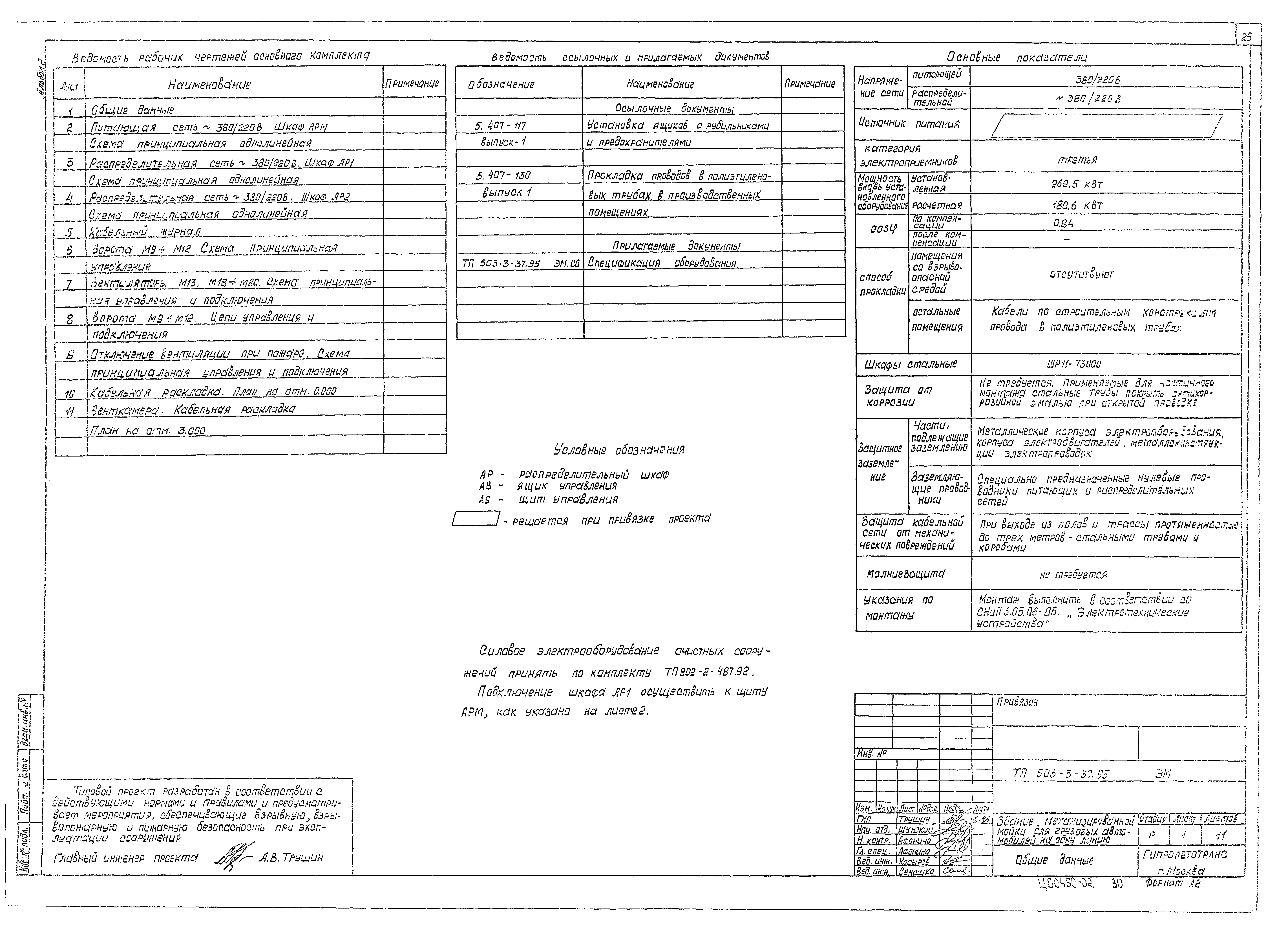 Типовой проект 503-3-37.95