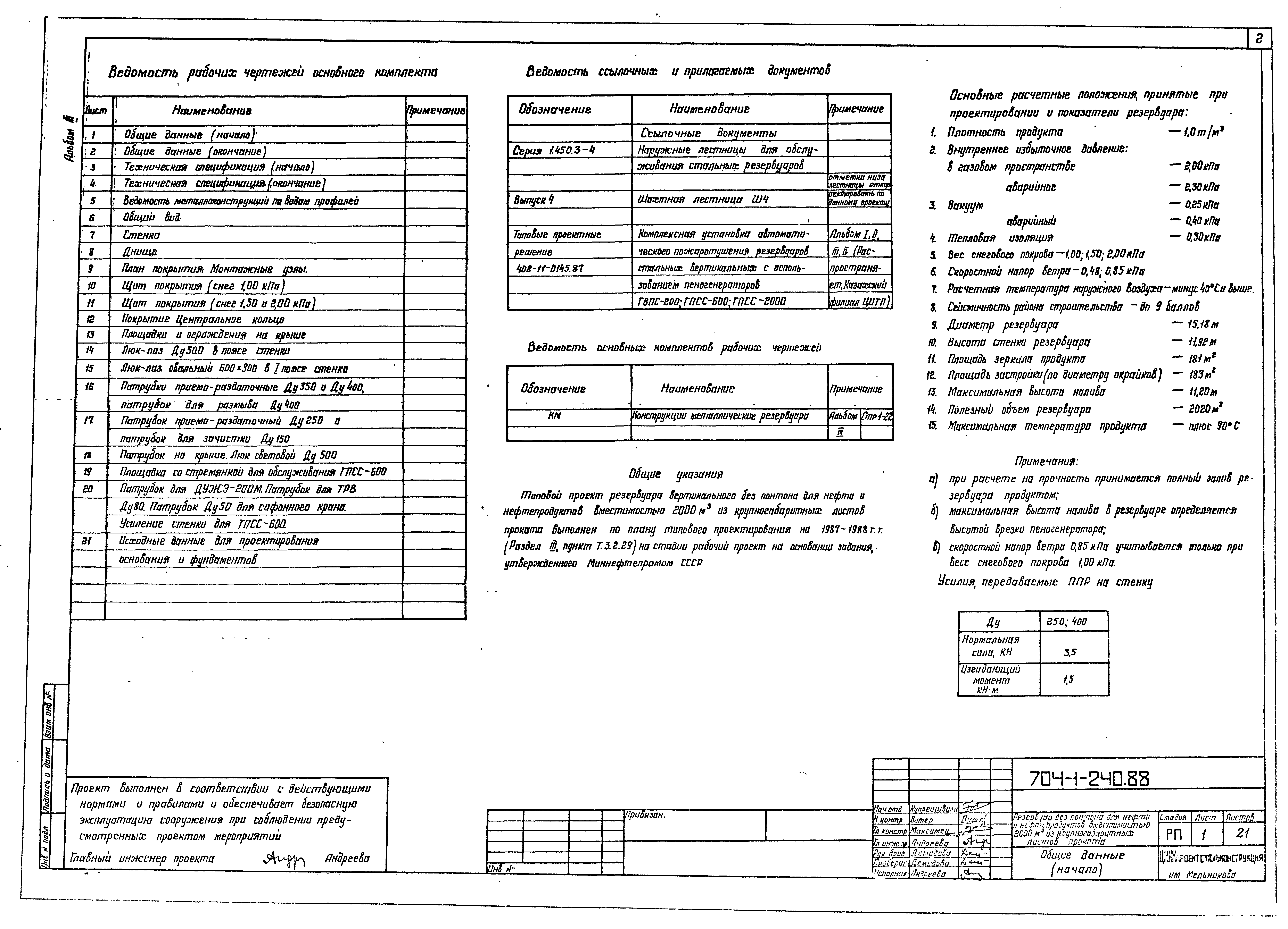 Типовой проект 704-1-240.88