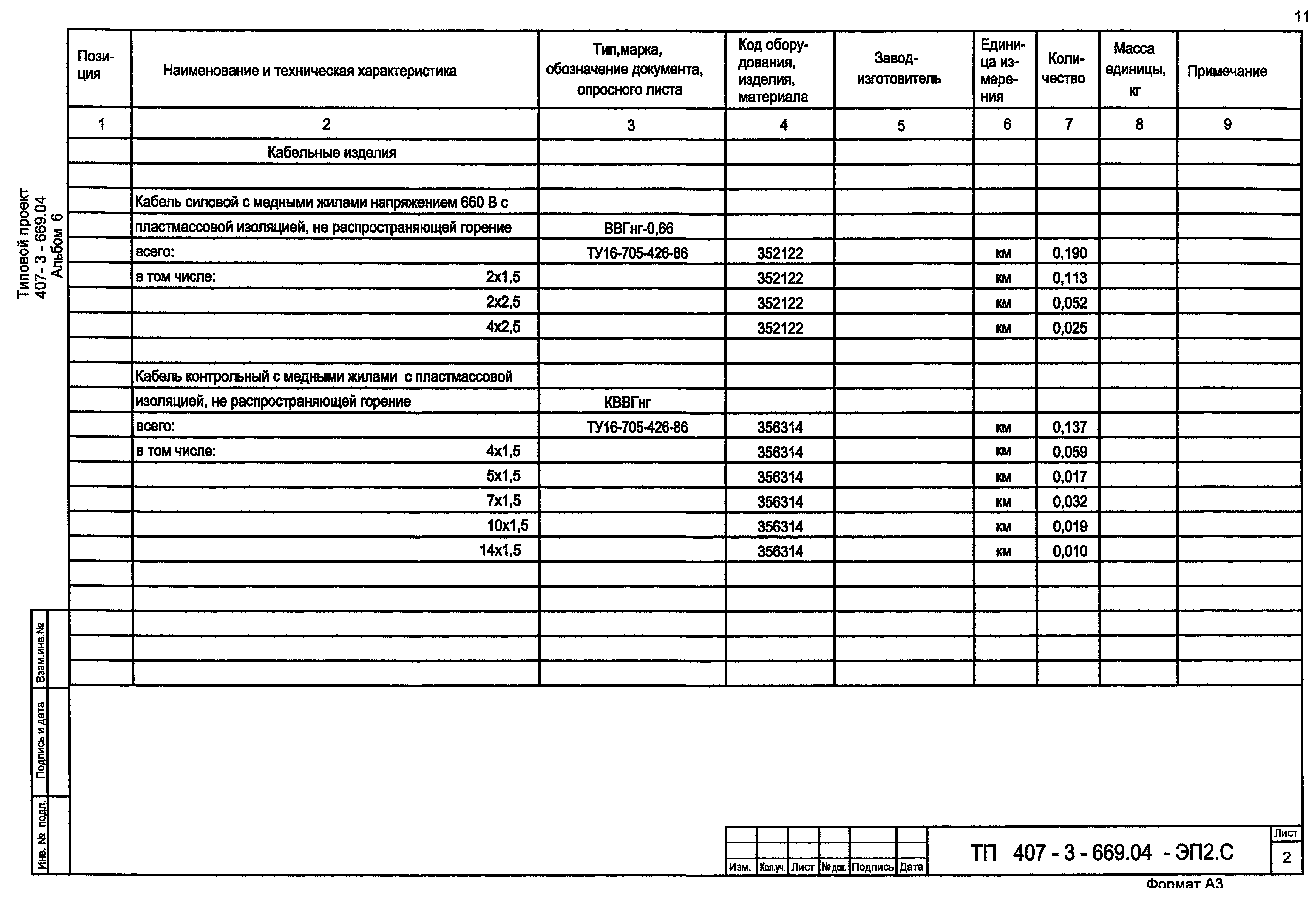 Типовой проект 407-3-669.04
