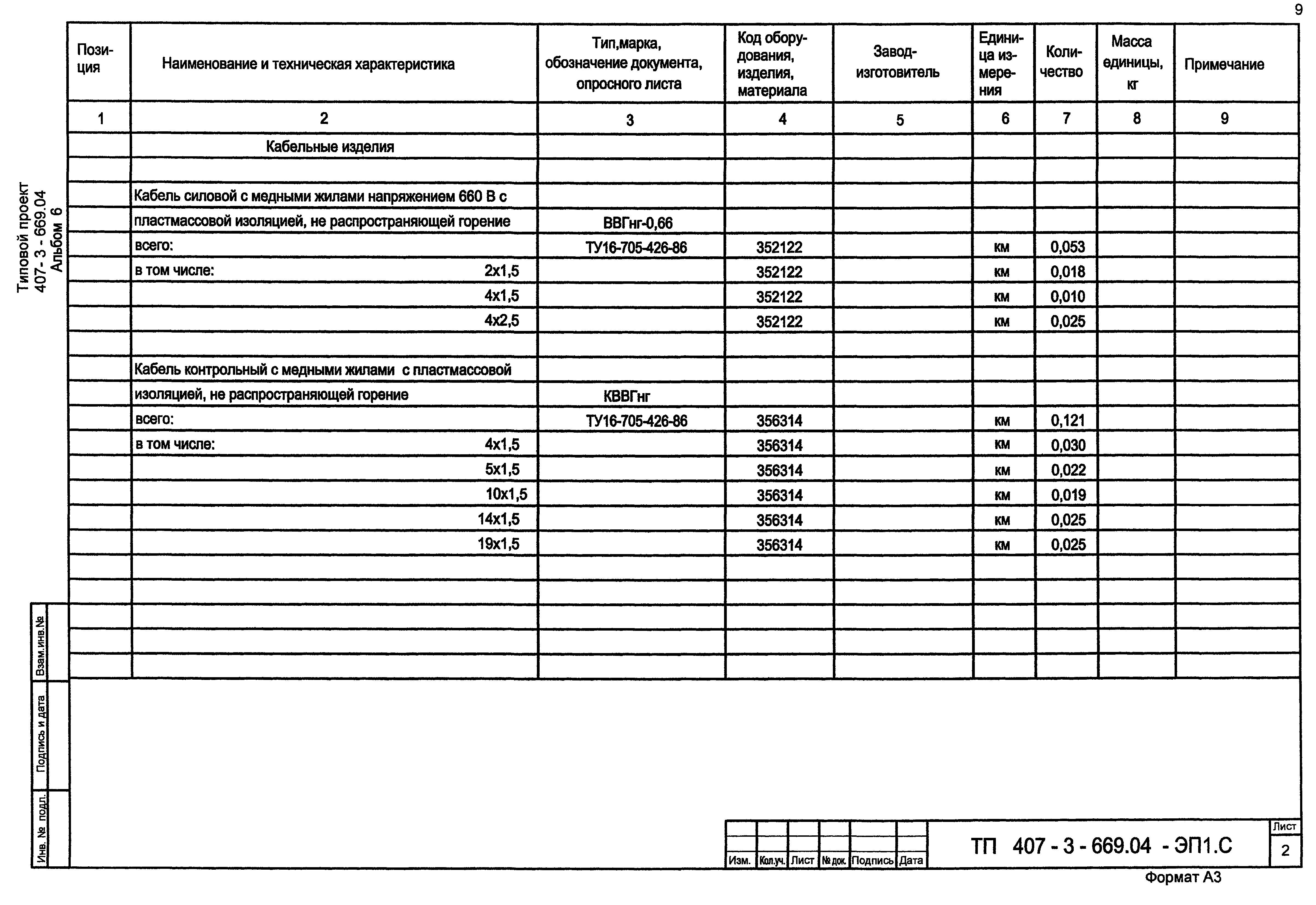 Типовой проект 407-3-669.04