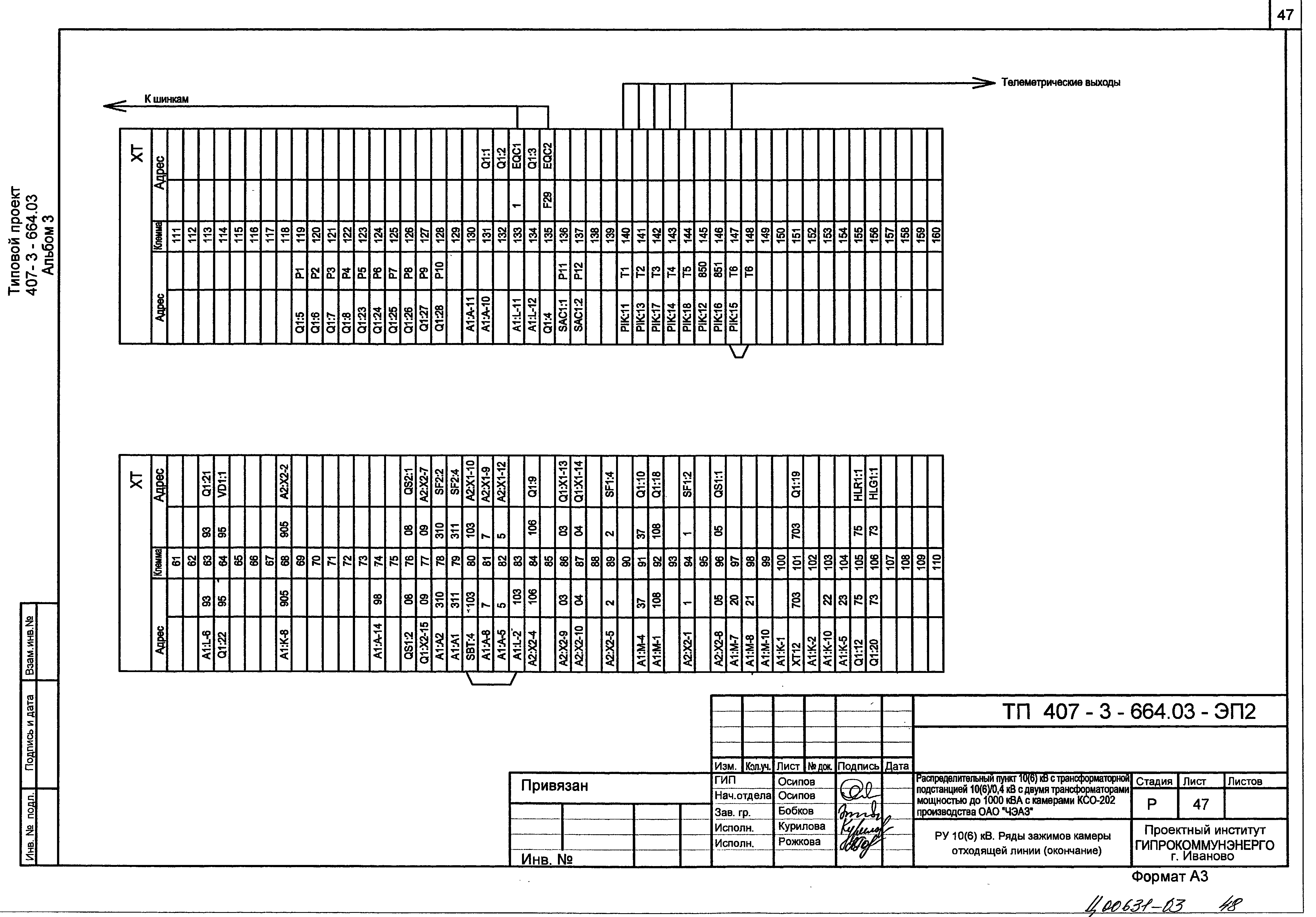 Типовой проект 407-3-664.03