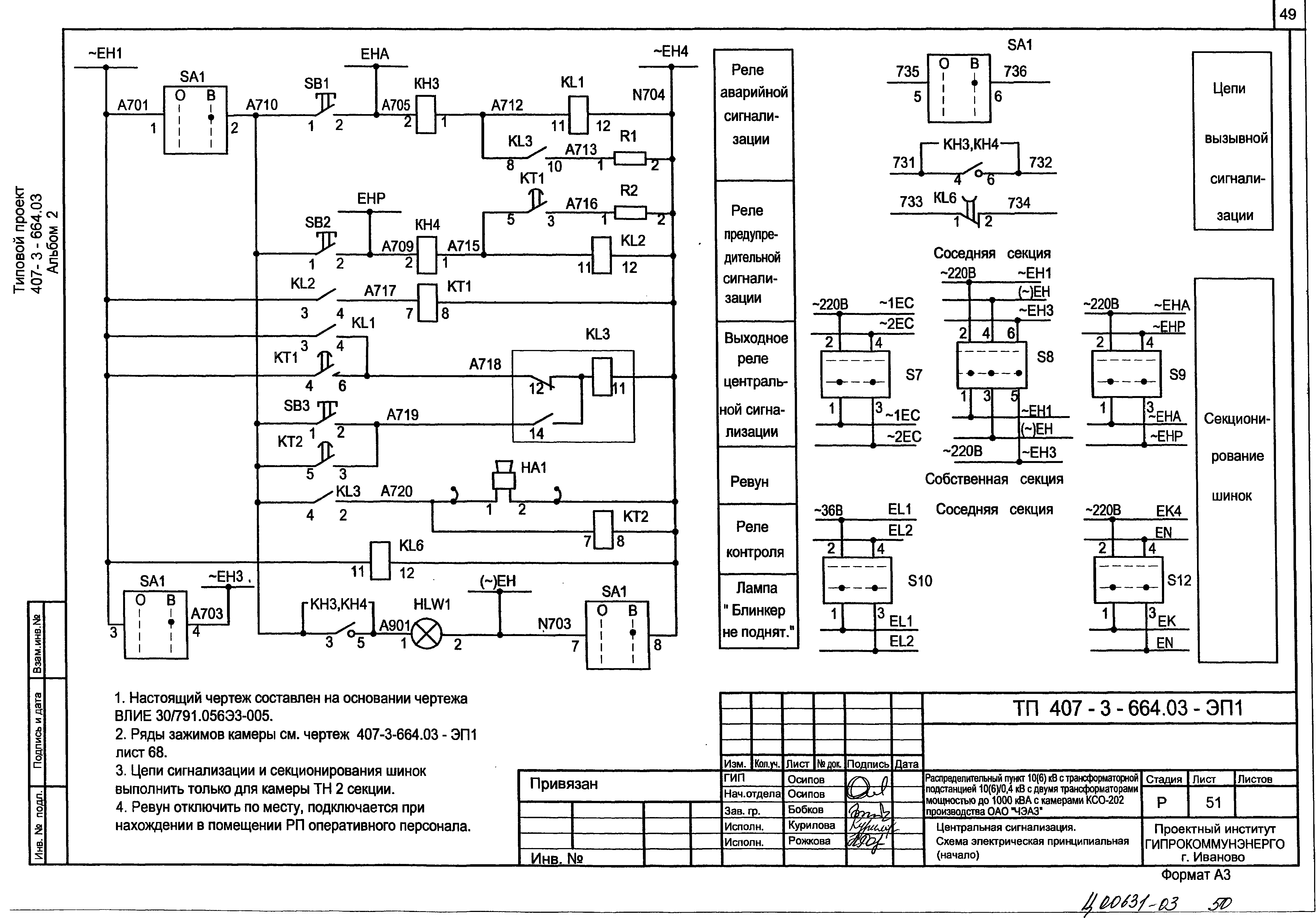 Типовой проект 407-3-664.03