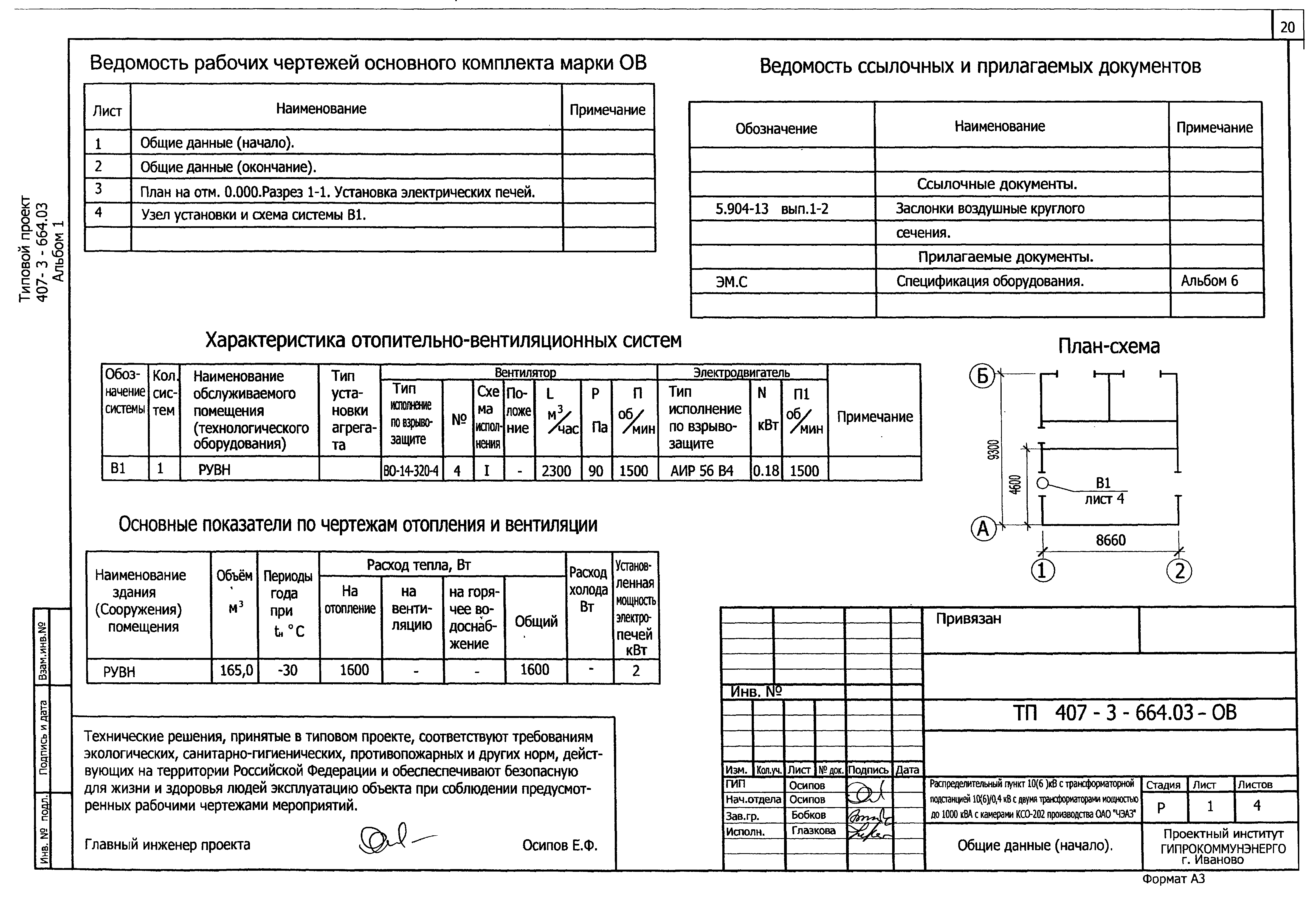 Типовой проект 407-3-664.03