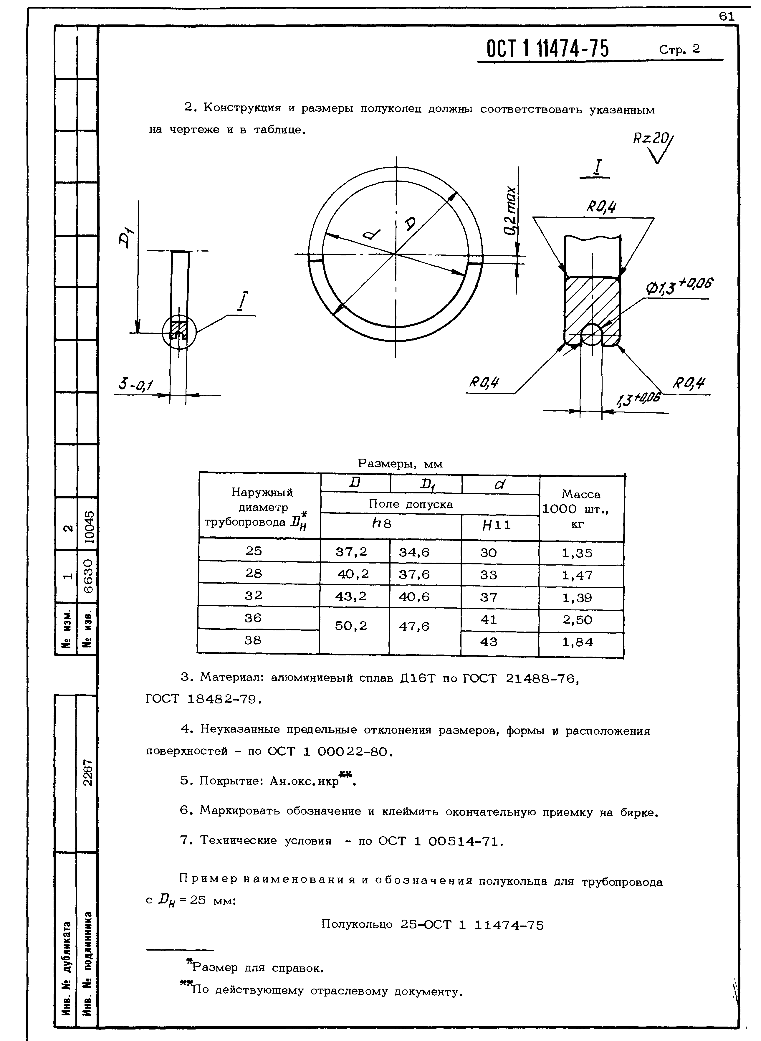 ОСТ 1 11474-75