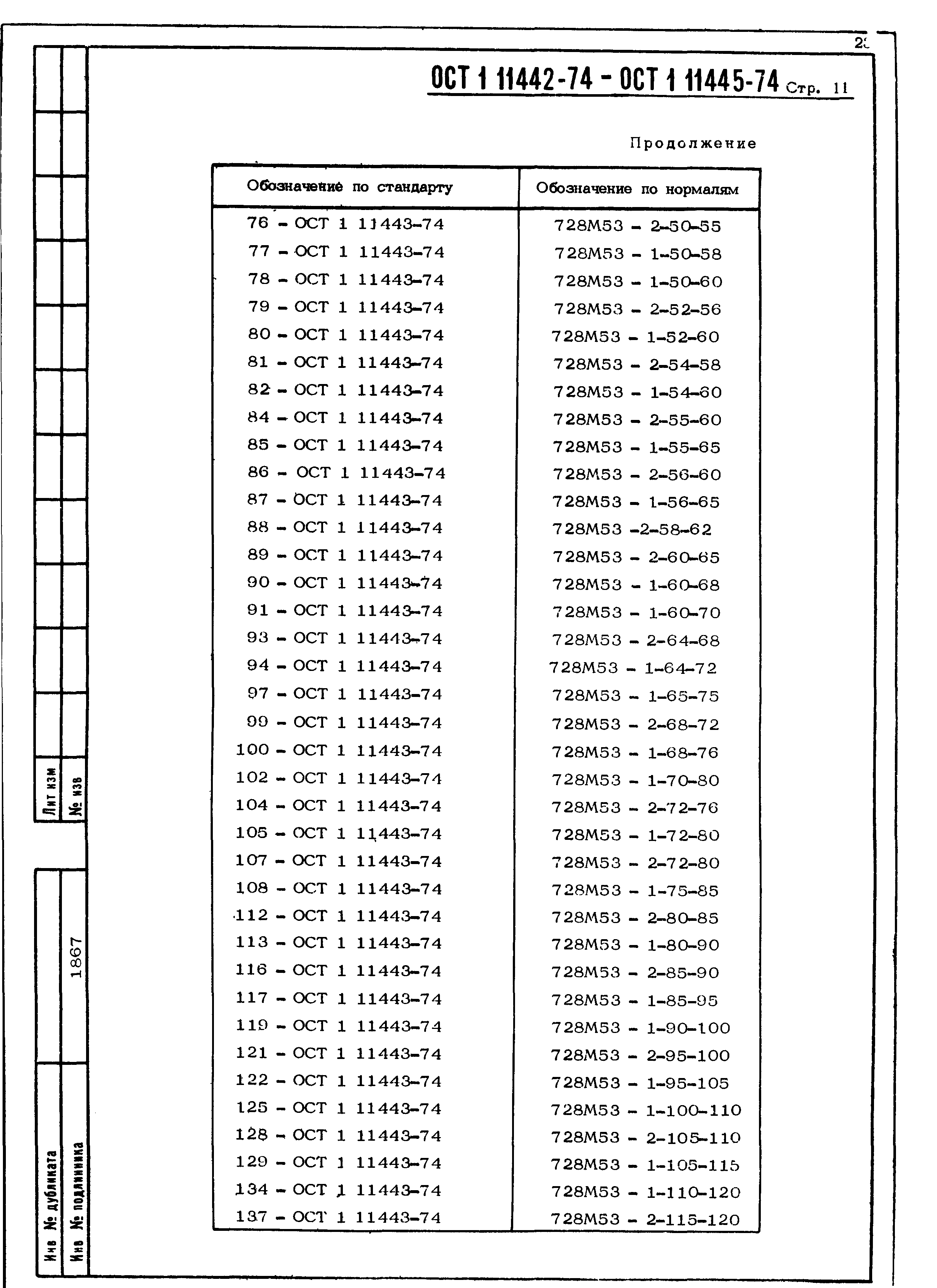 ОСТ 1 11442-74