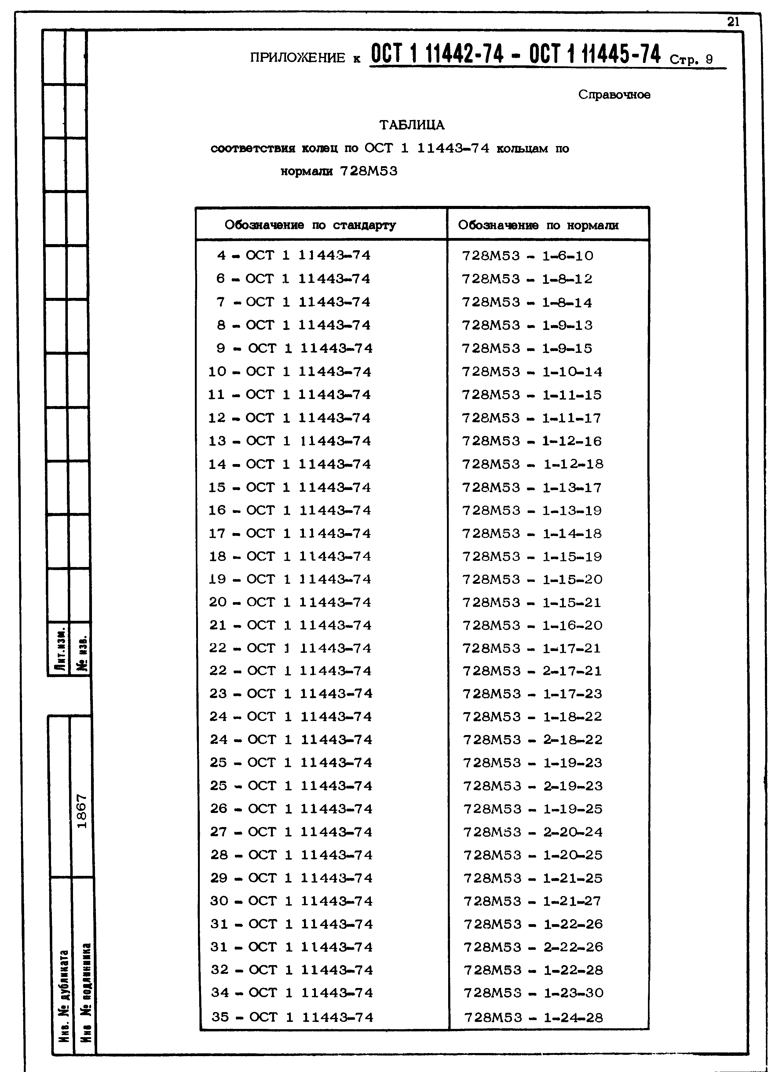 ОСТ 1 11442-74
