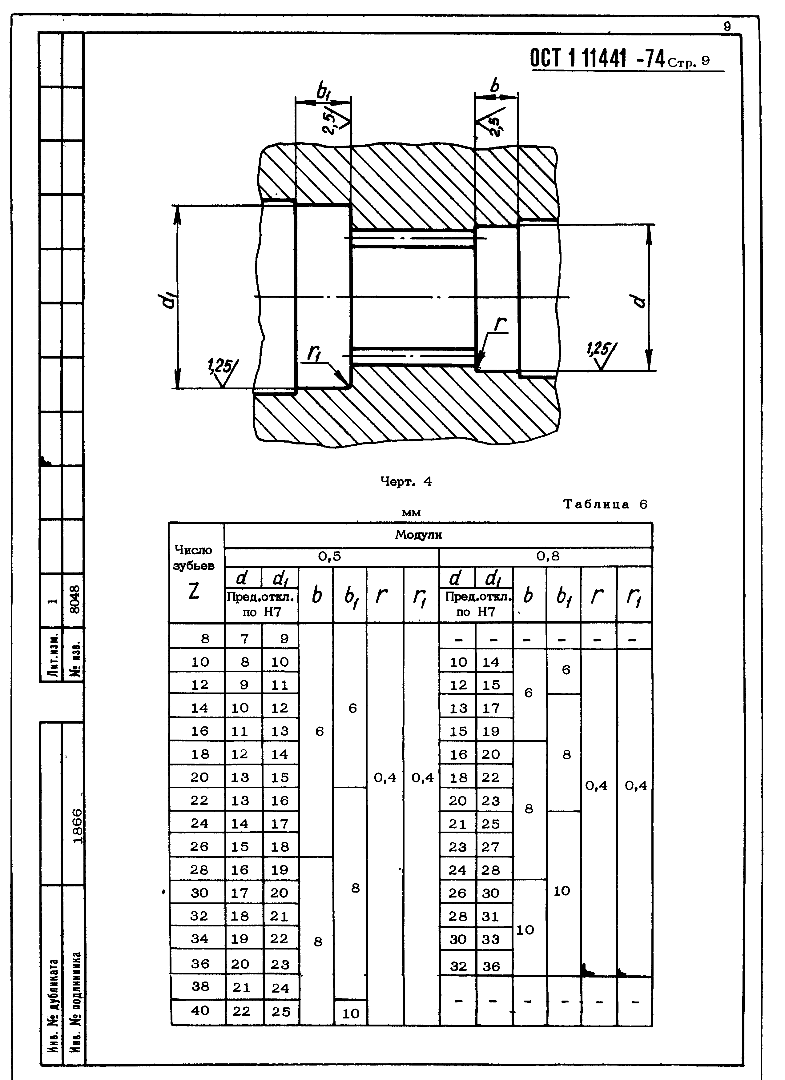 ОСТ 1 11441-74