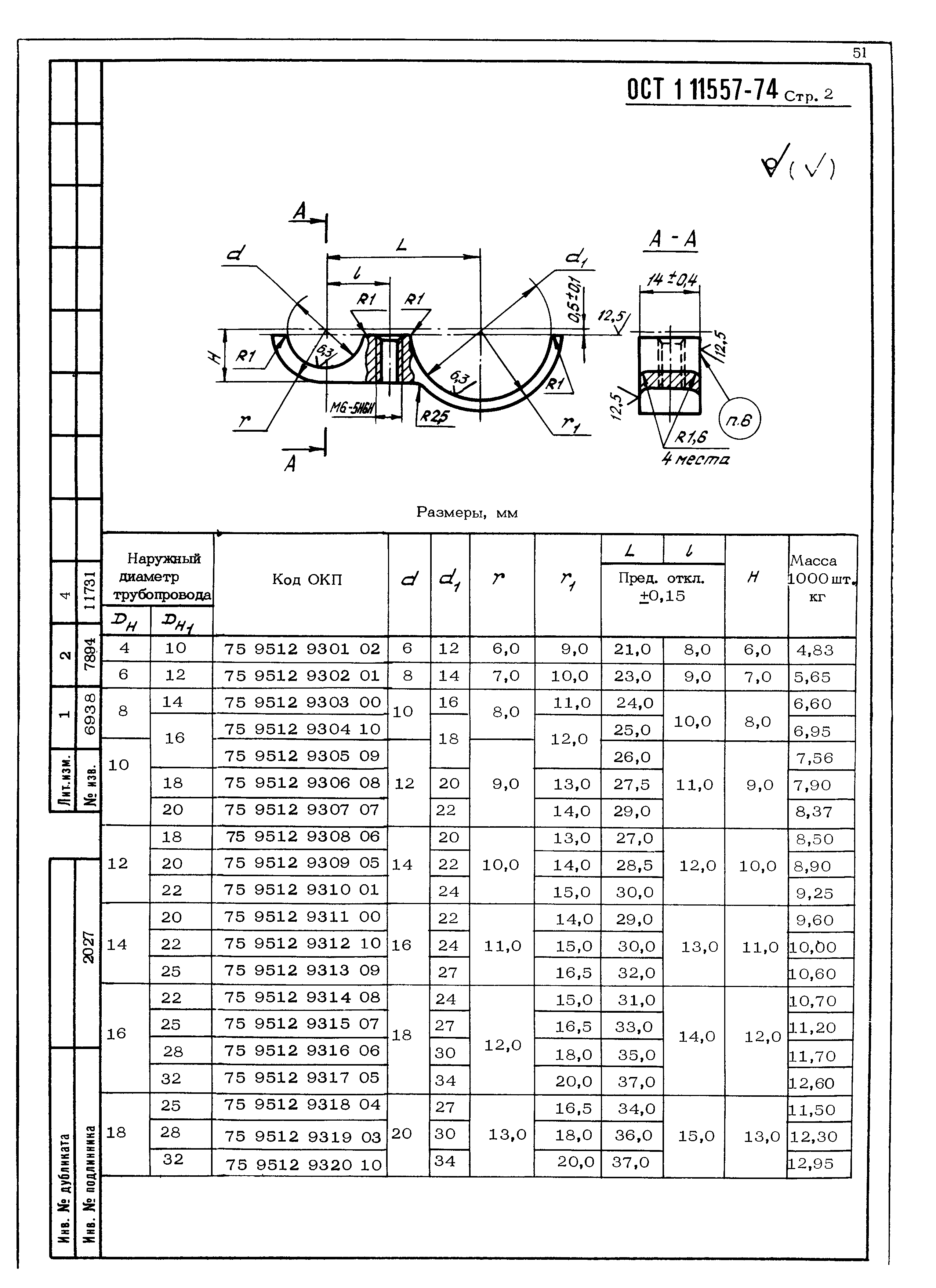 ОСТ 1 11557-74