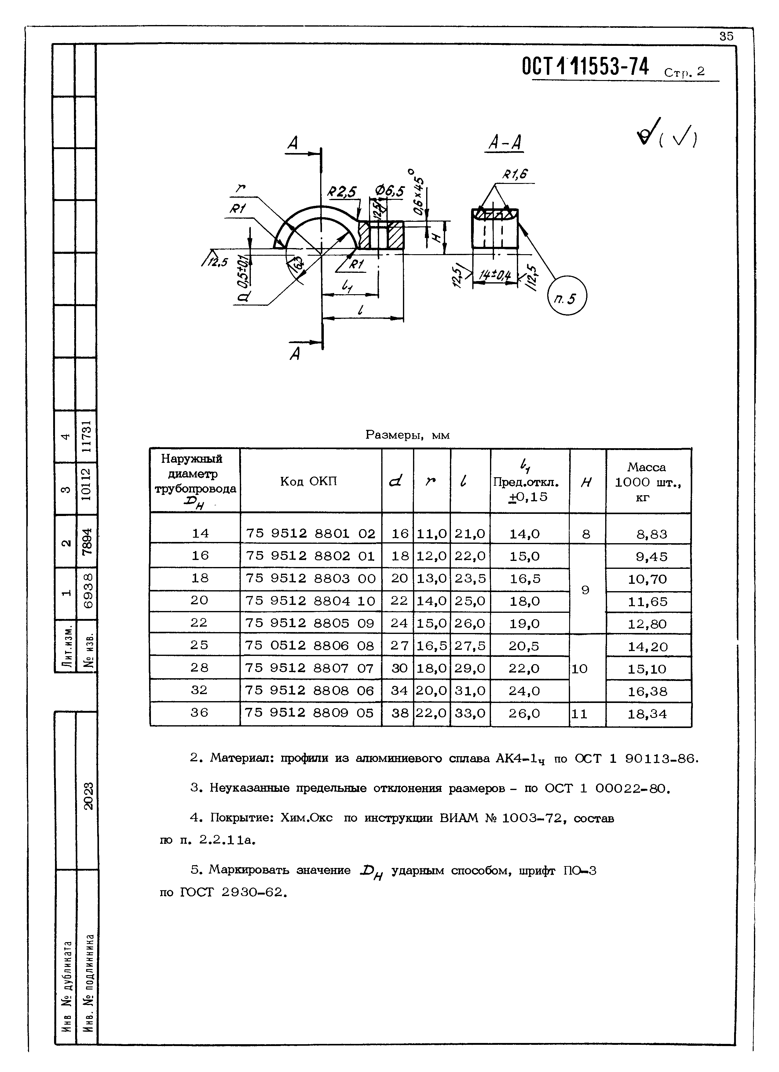 ОСТ 1 11553-74