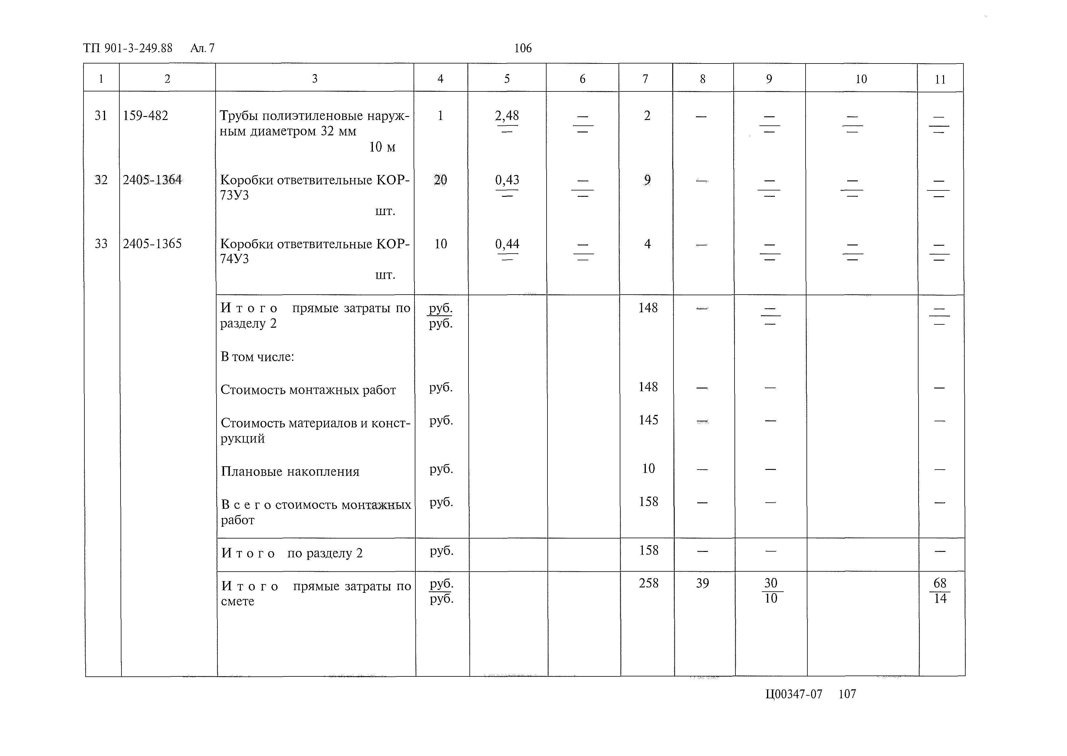 Типовой проект 901-3-249.88