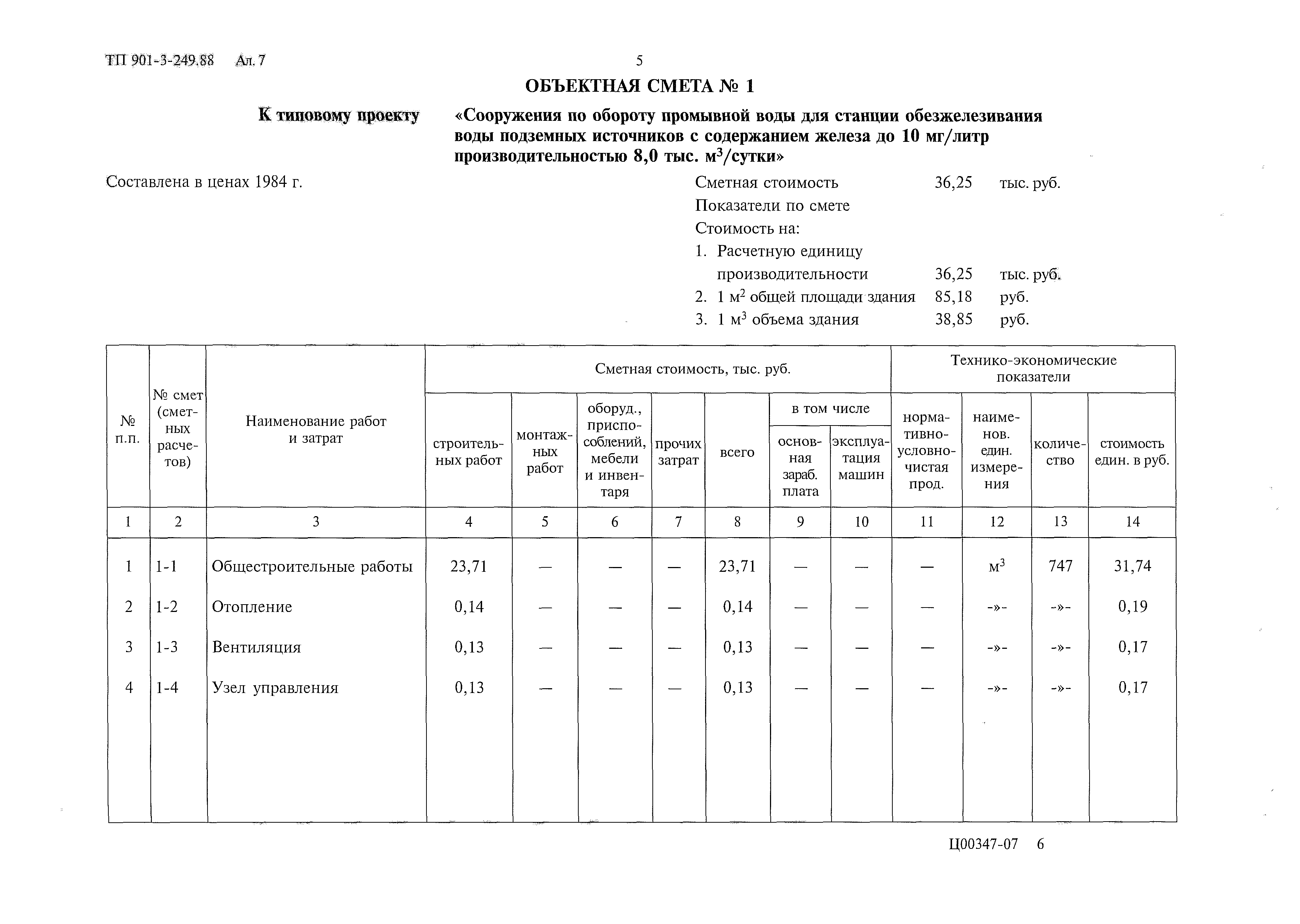 Типовой проект 901-3-249.88