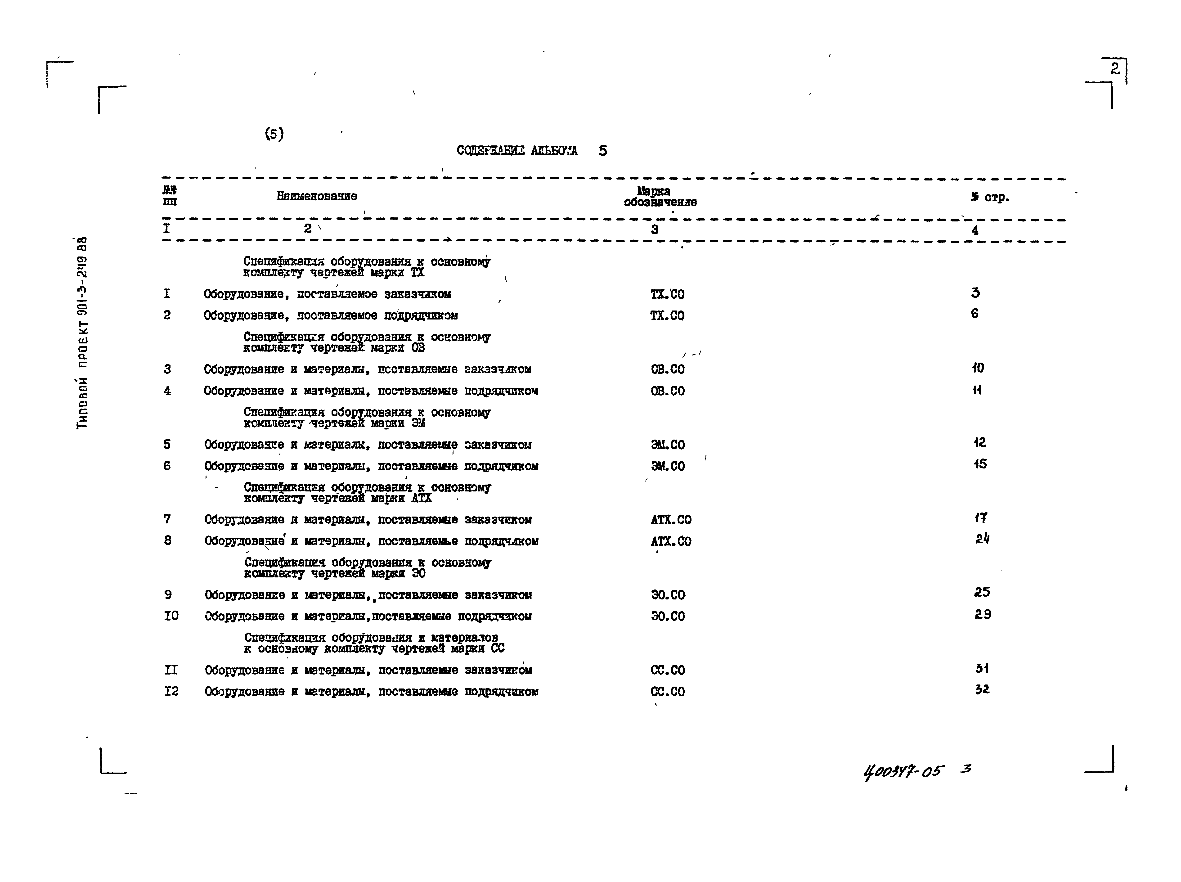 Типовой проект 901-3-249.88