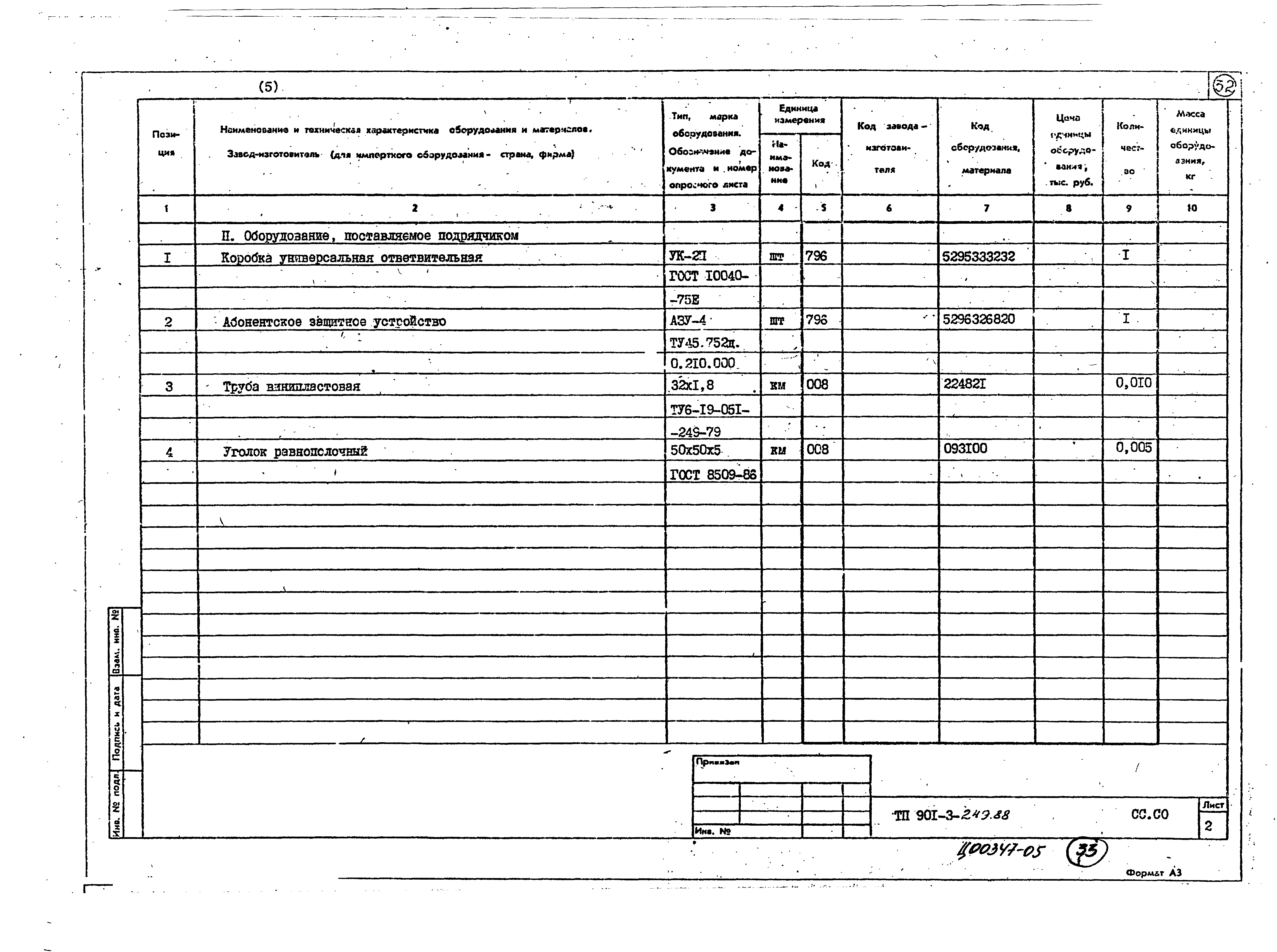 Типовой проект 901-3-249.88