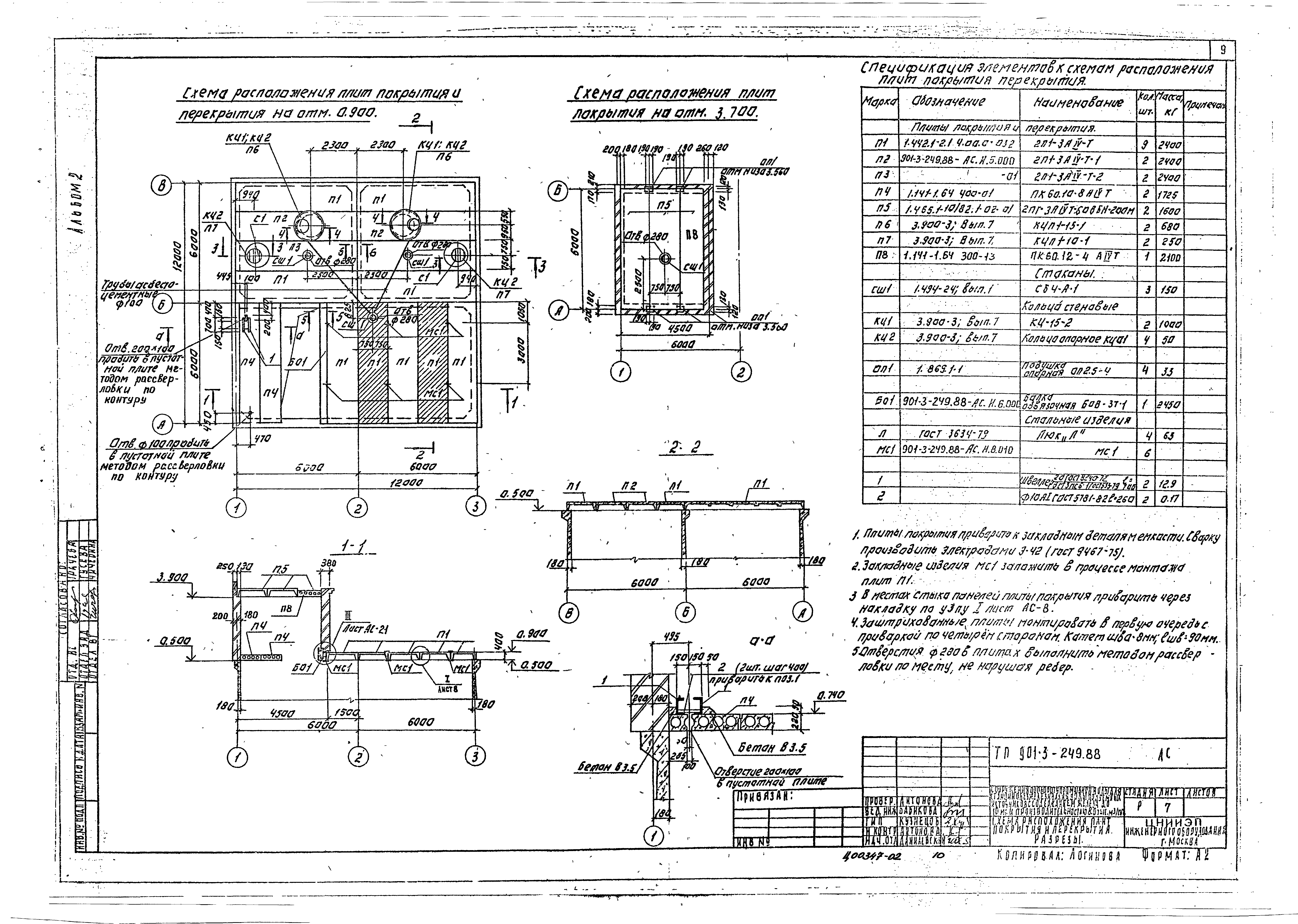 Типовой проект 901-3-249.88
