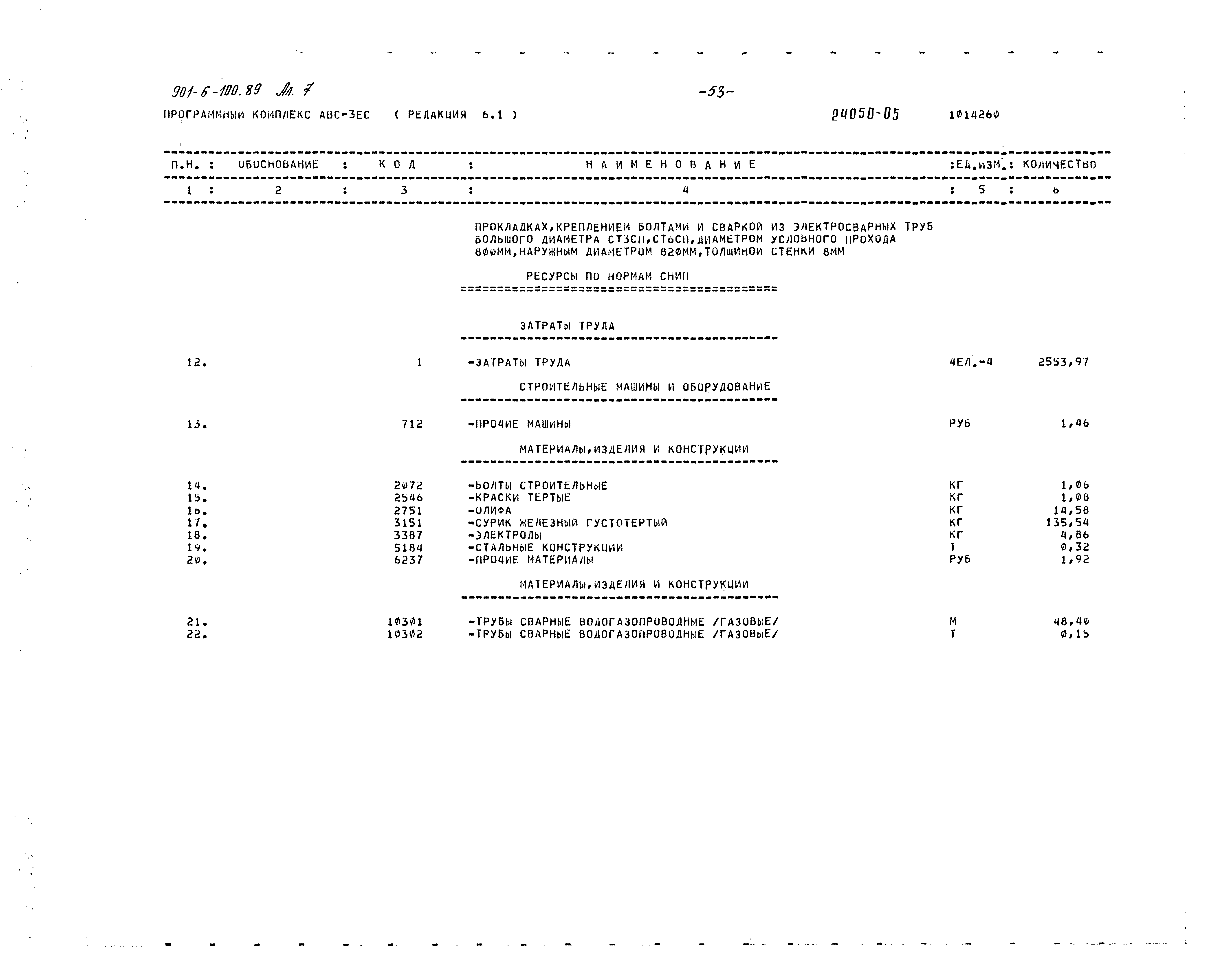 Типовой проект 901-6-100.89