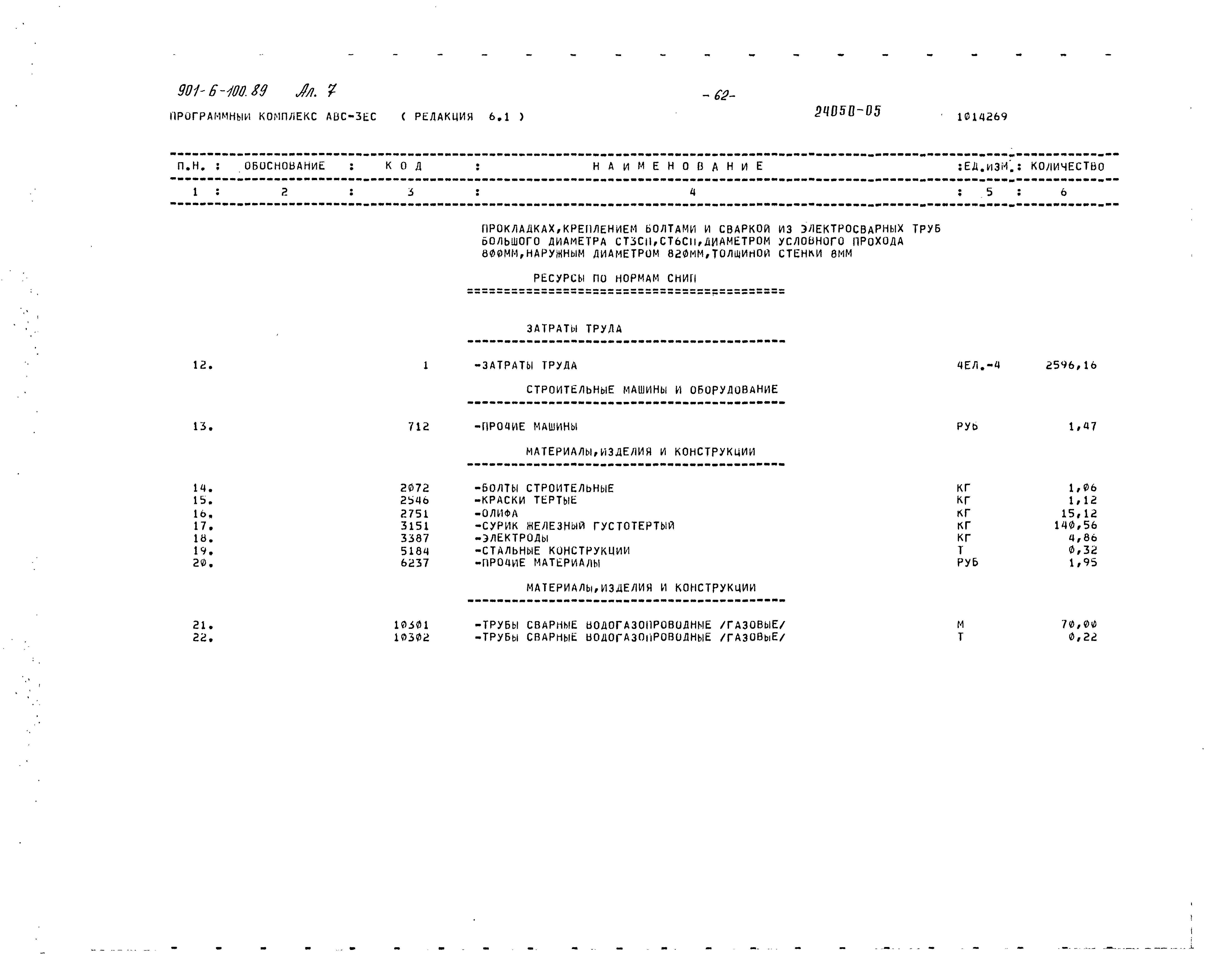 Типовой проект 901-6-100.89
