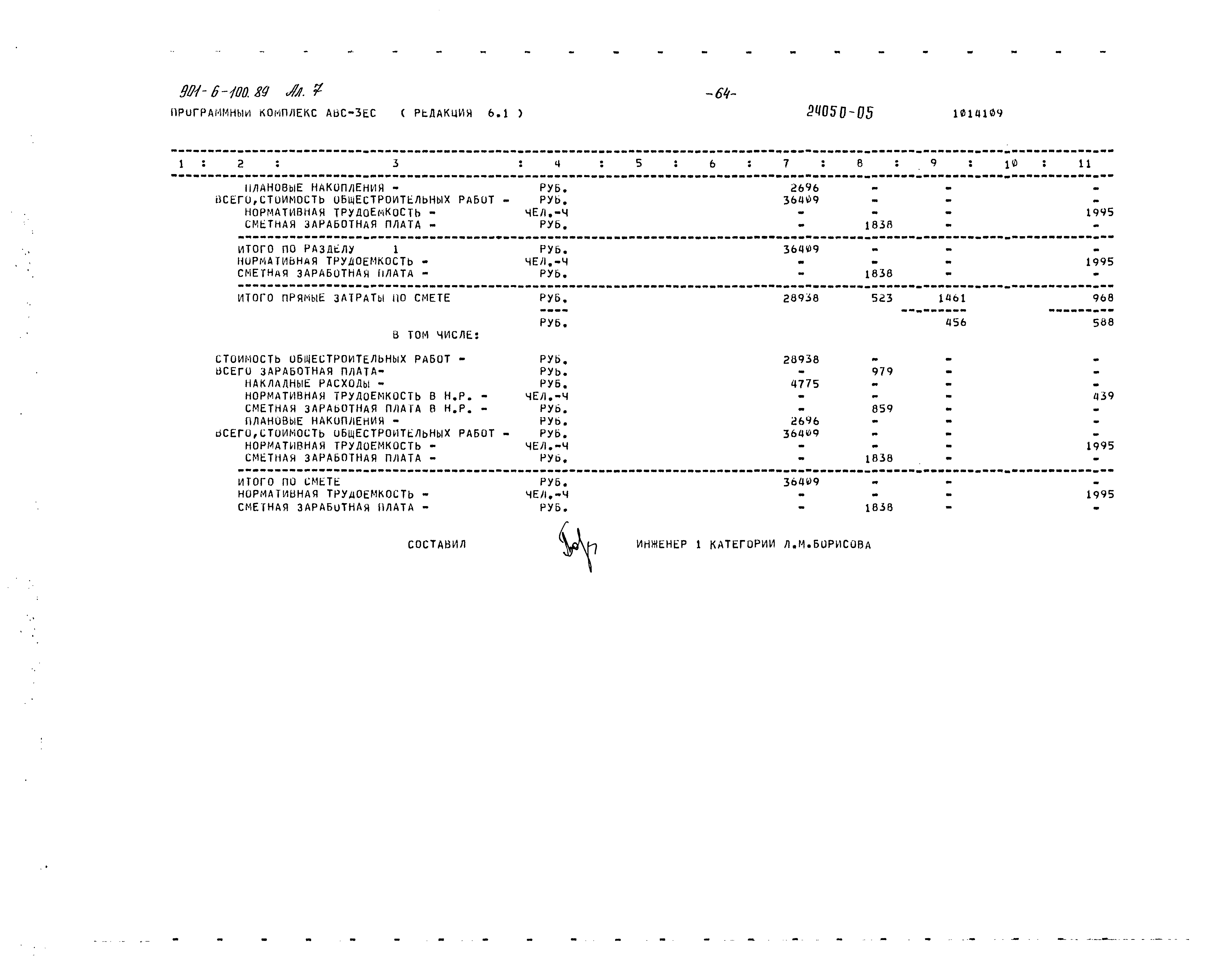 Типовой проект 901-6-100.89