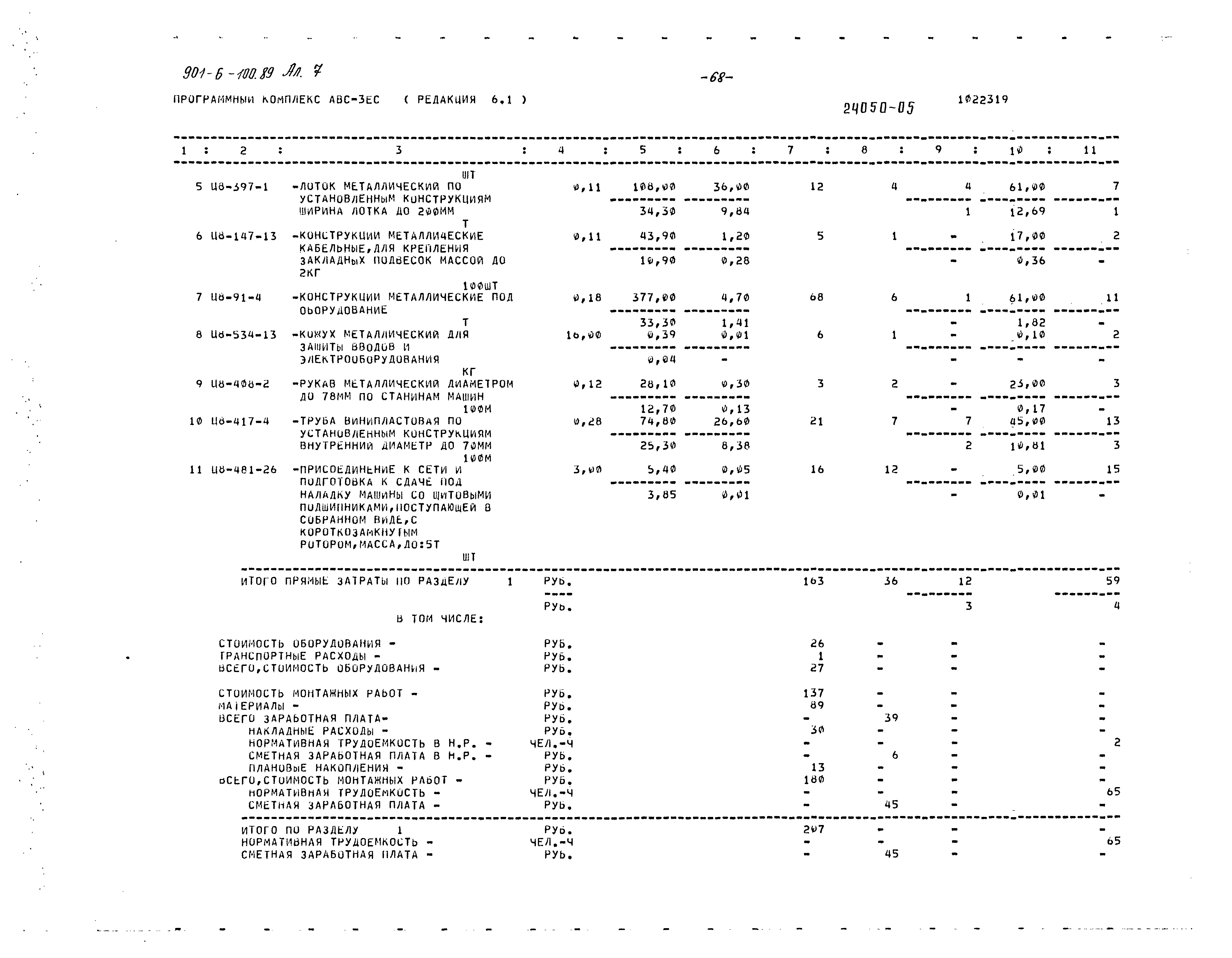 Типовой проект 901-6-100.89