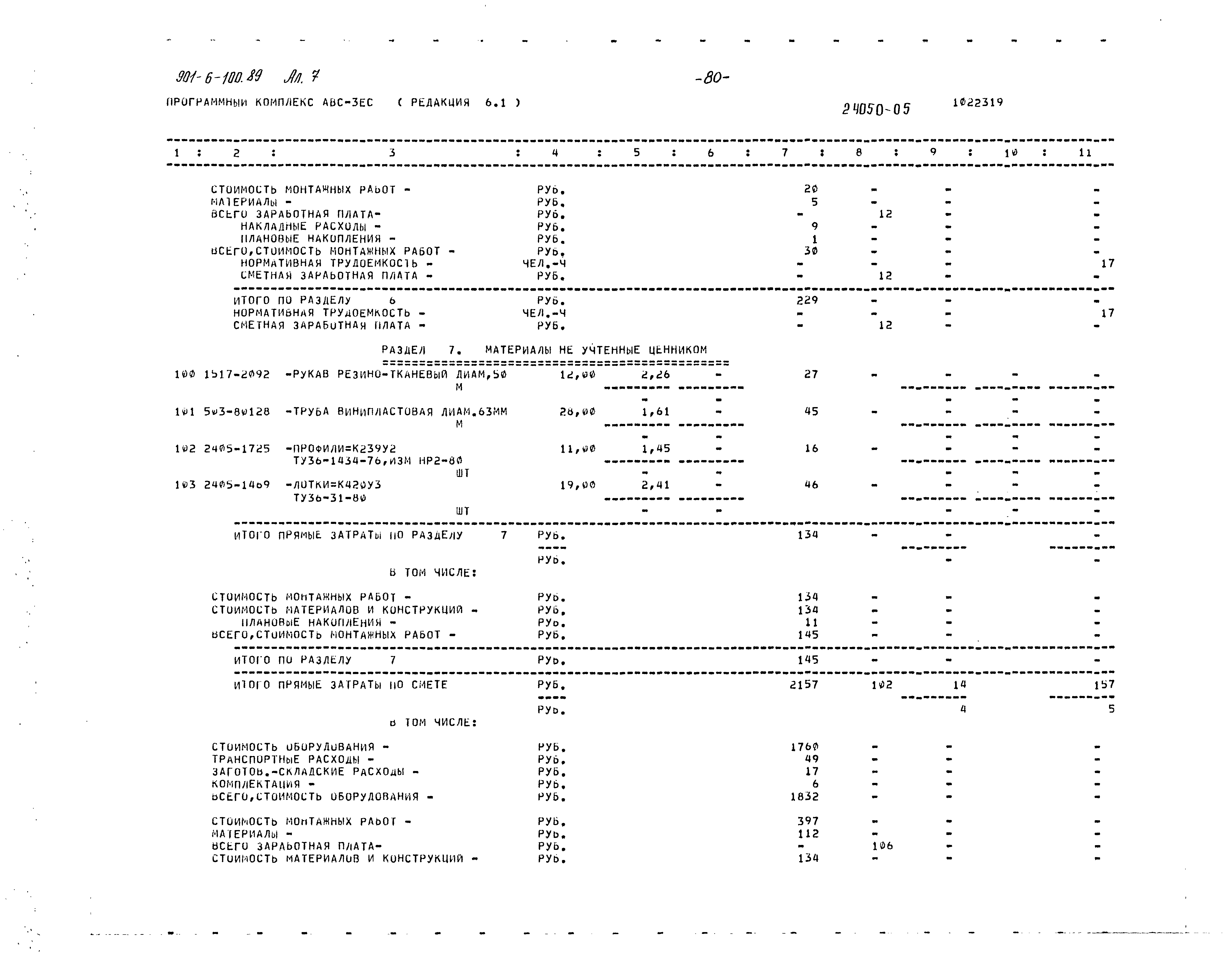 Типовой проект 901-6-100.89