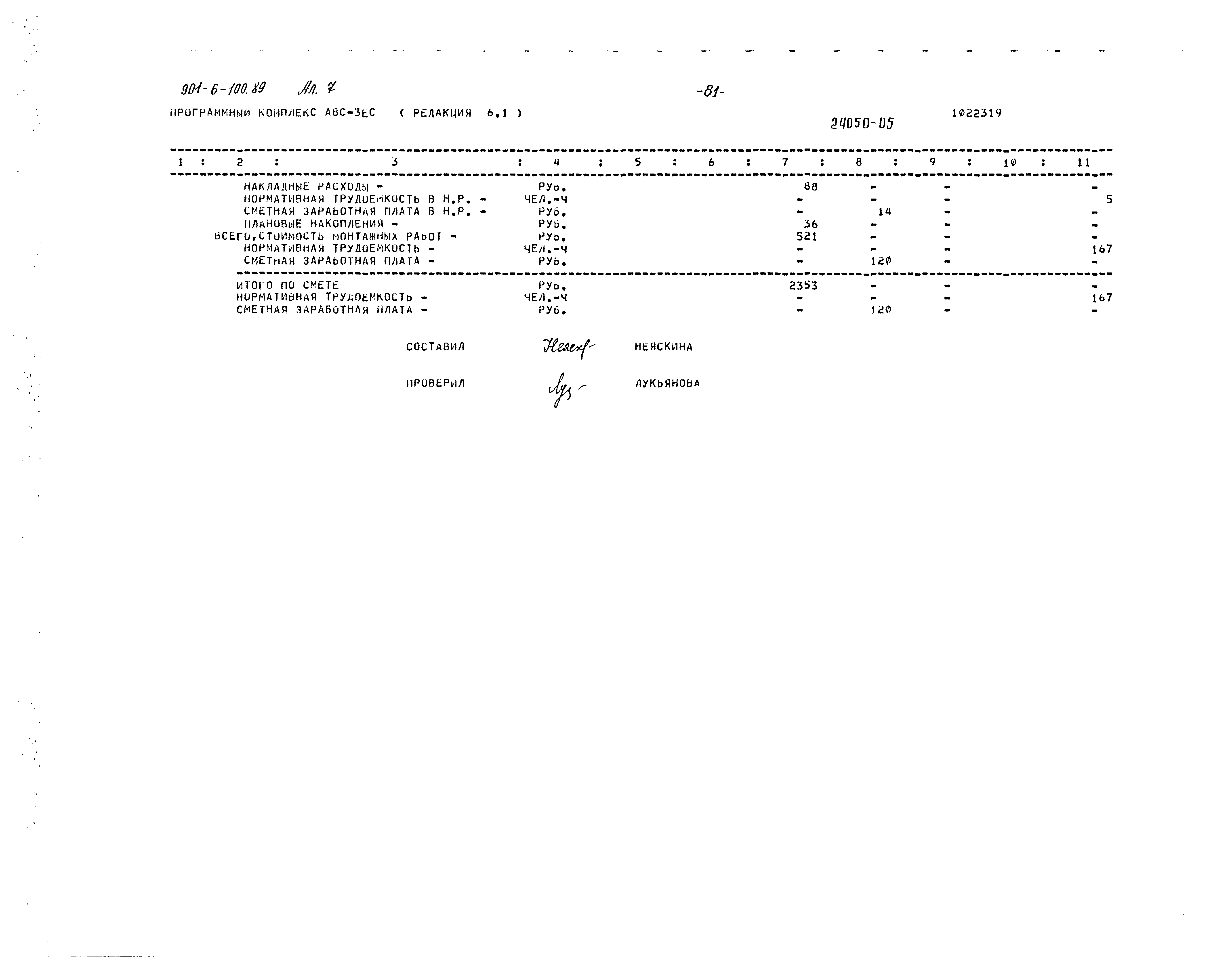 Типовой проект 901-6-100.89