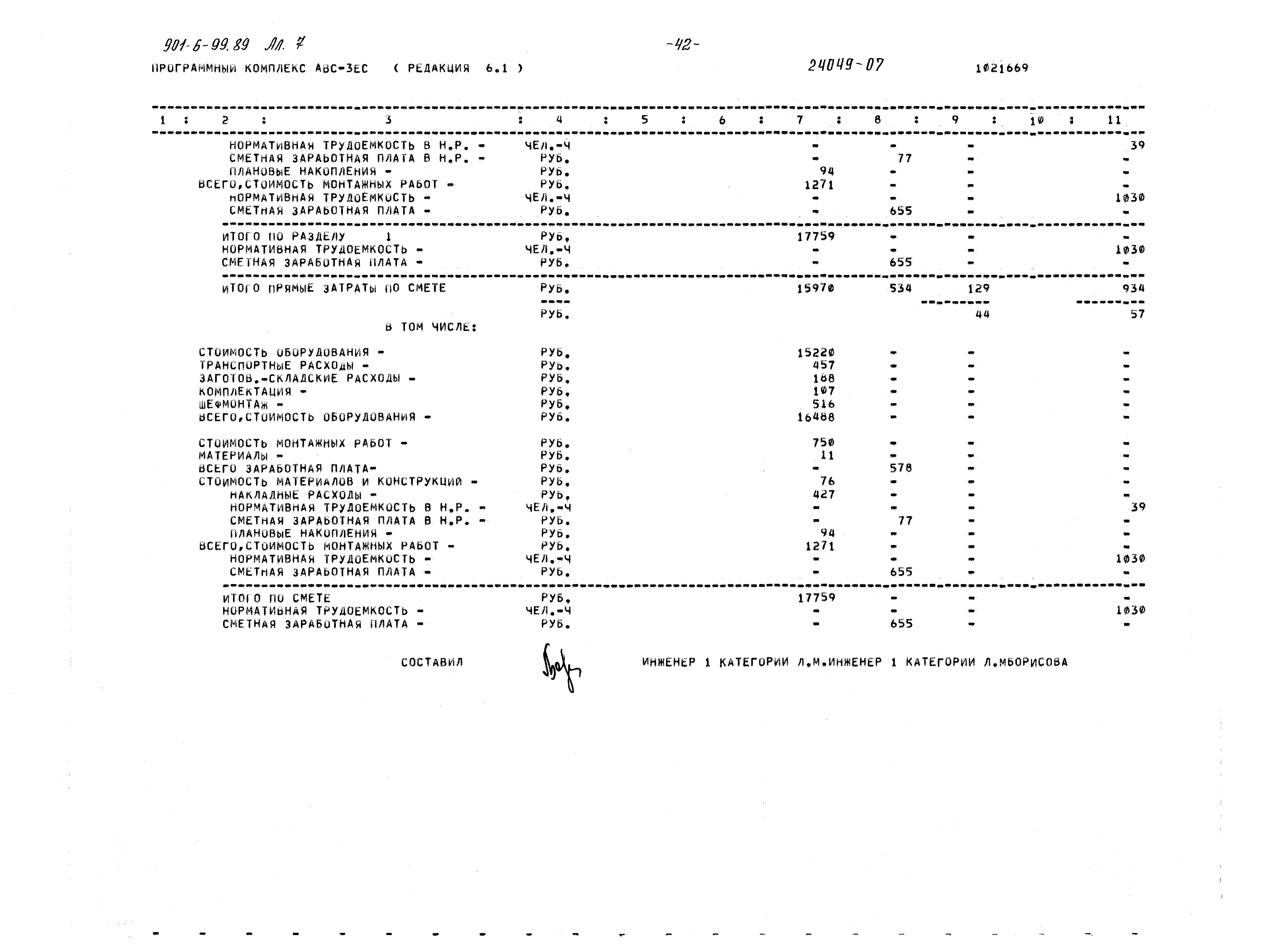 Типовой проект 901-6-99.89
