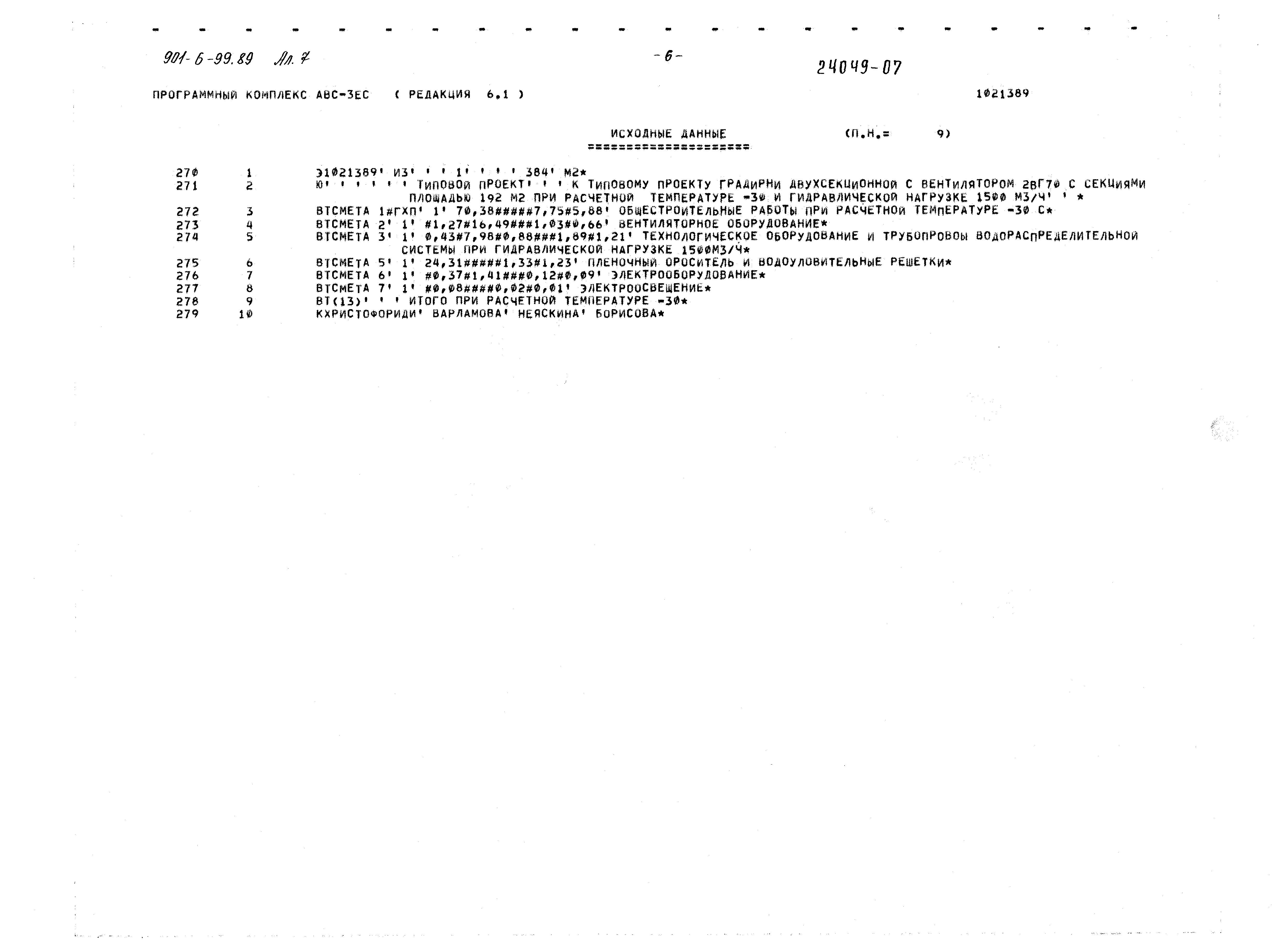 Типовой проект 901-6-99.89