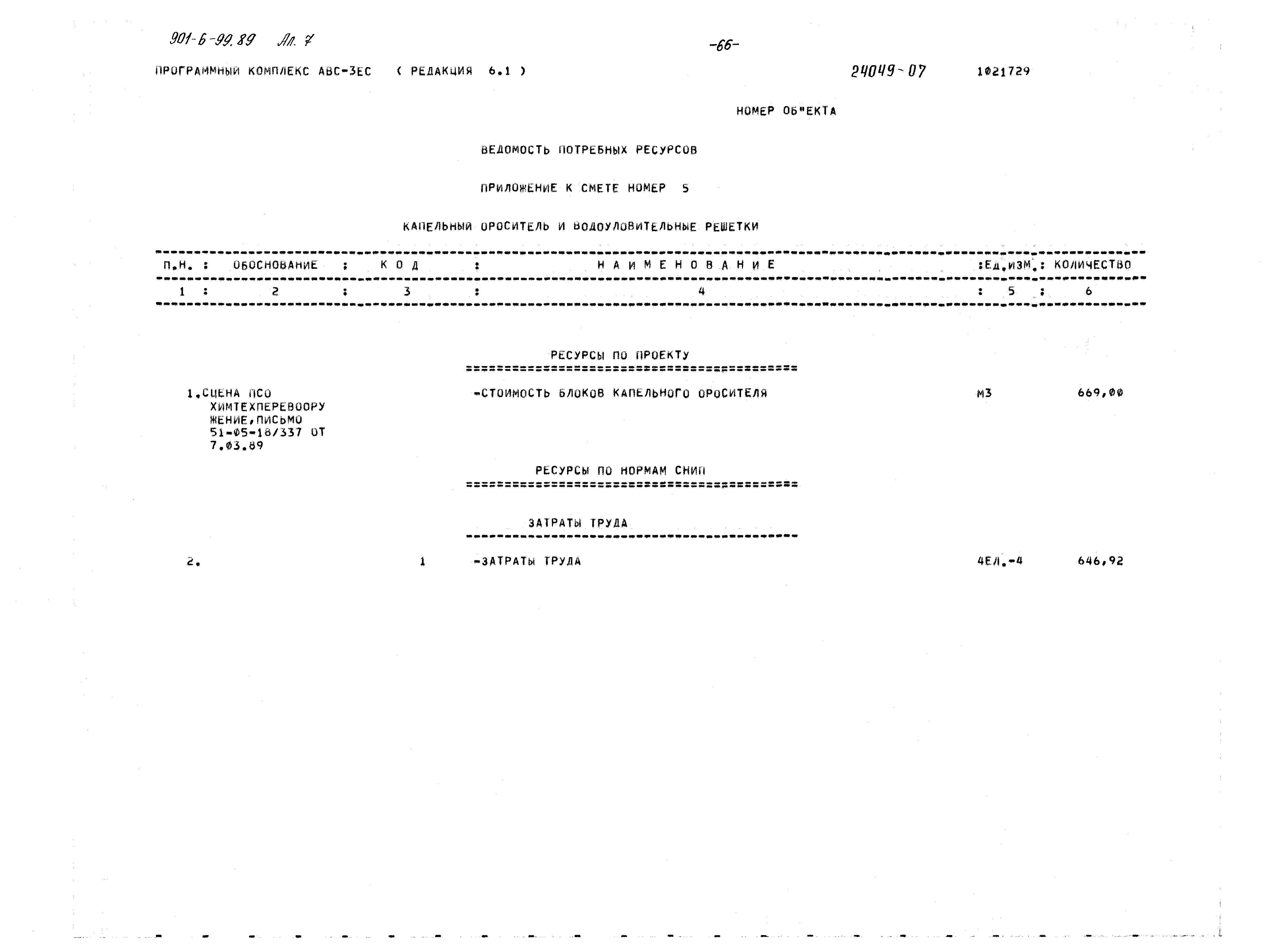 Типовой проект 901-6-99.89