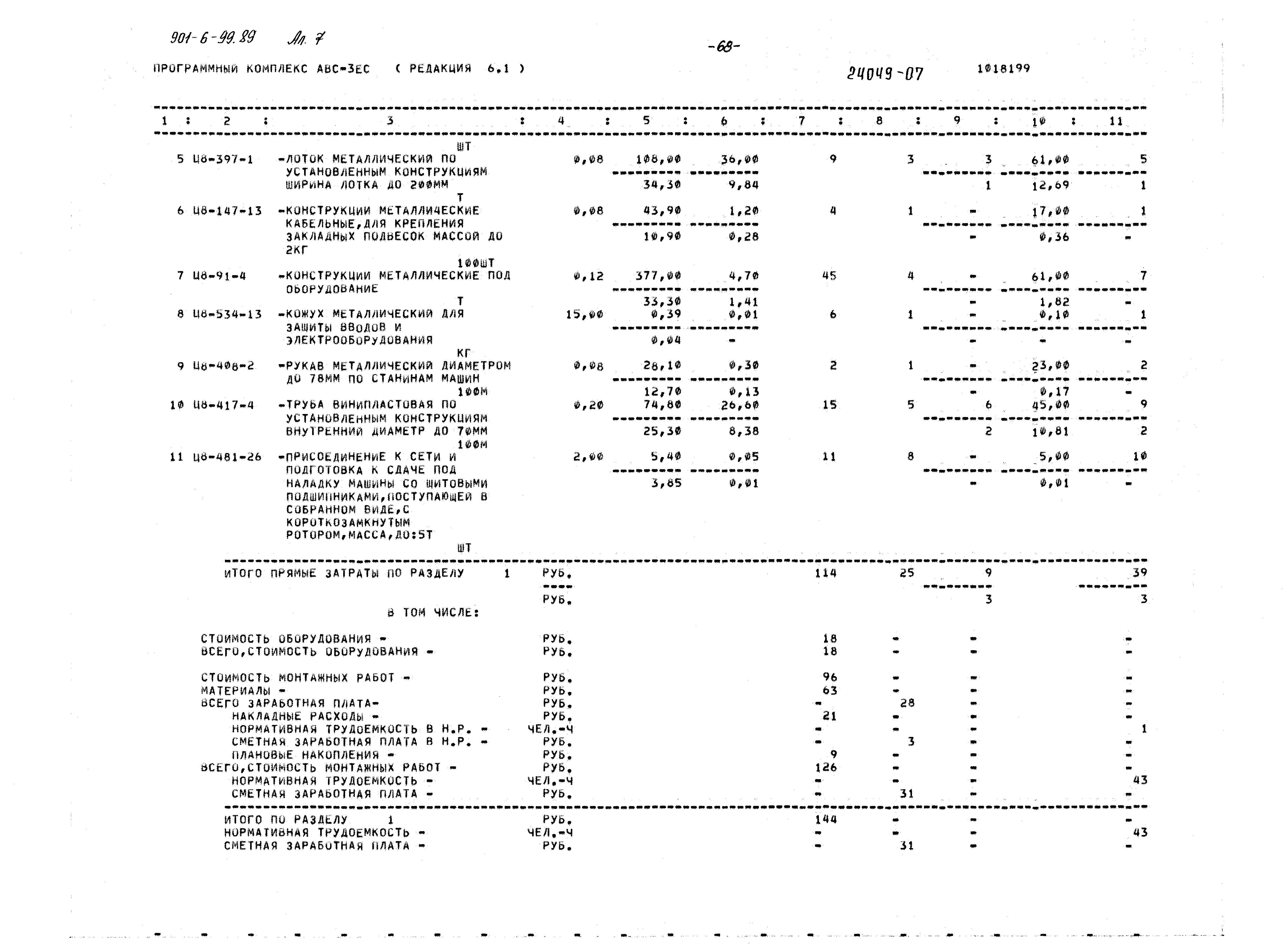 Типовой проект 901-6-99.89