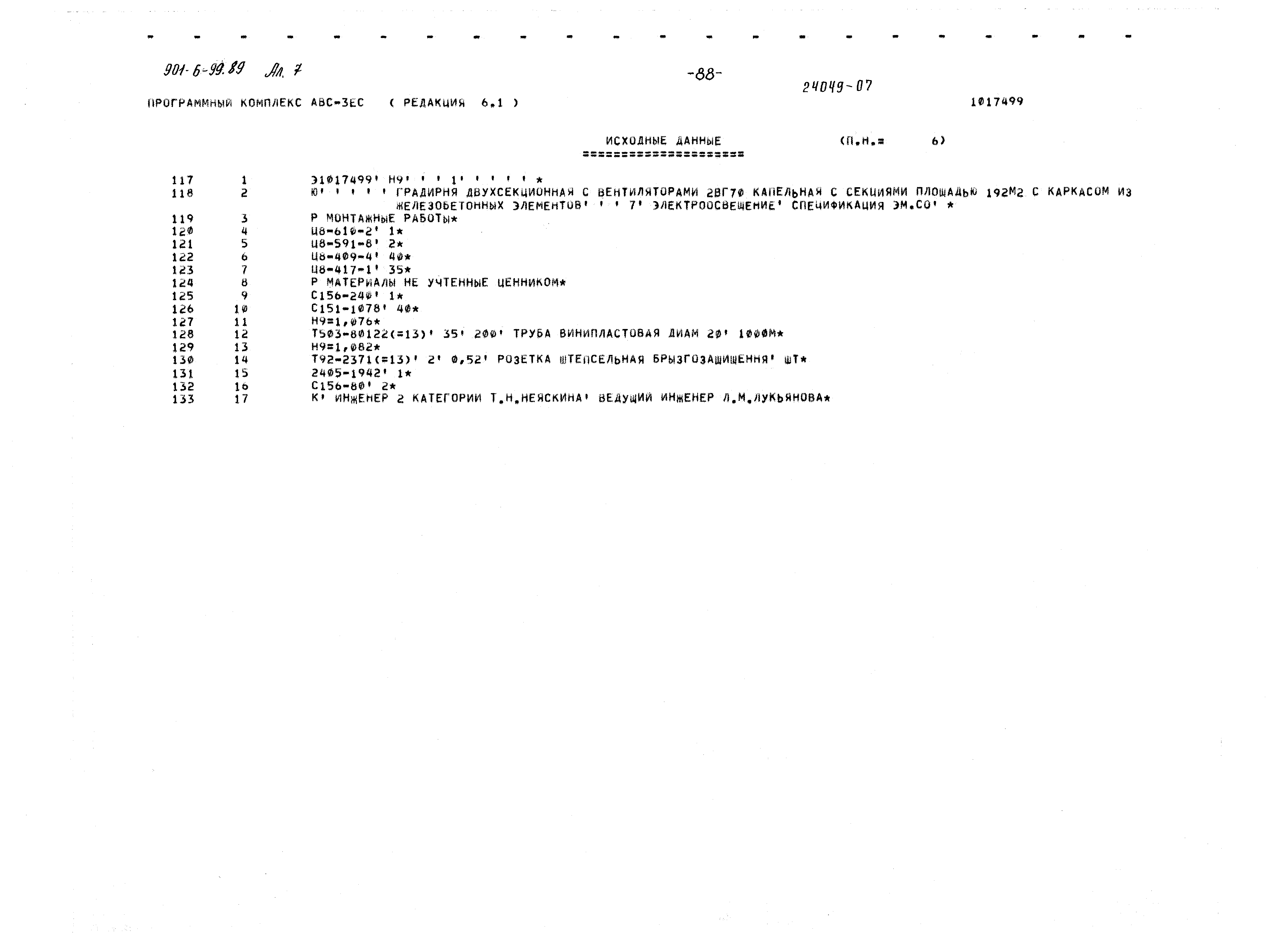 Типовой проект 901-6-99.89