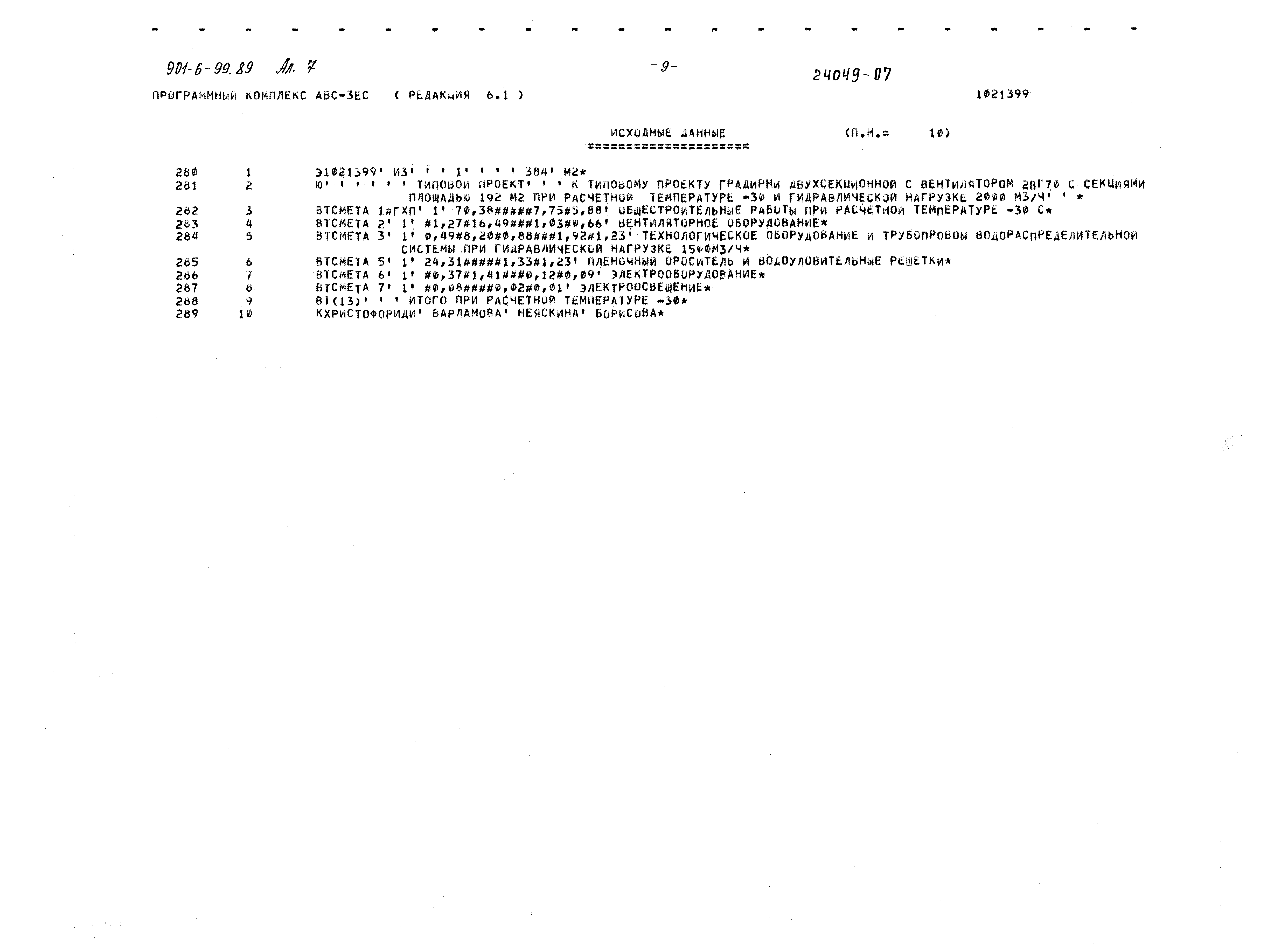 Типовой проект 901-6-99.89