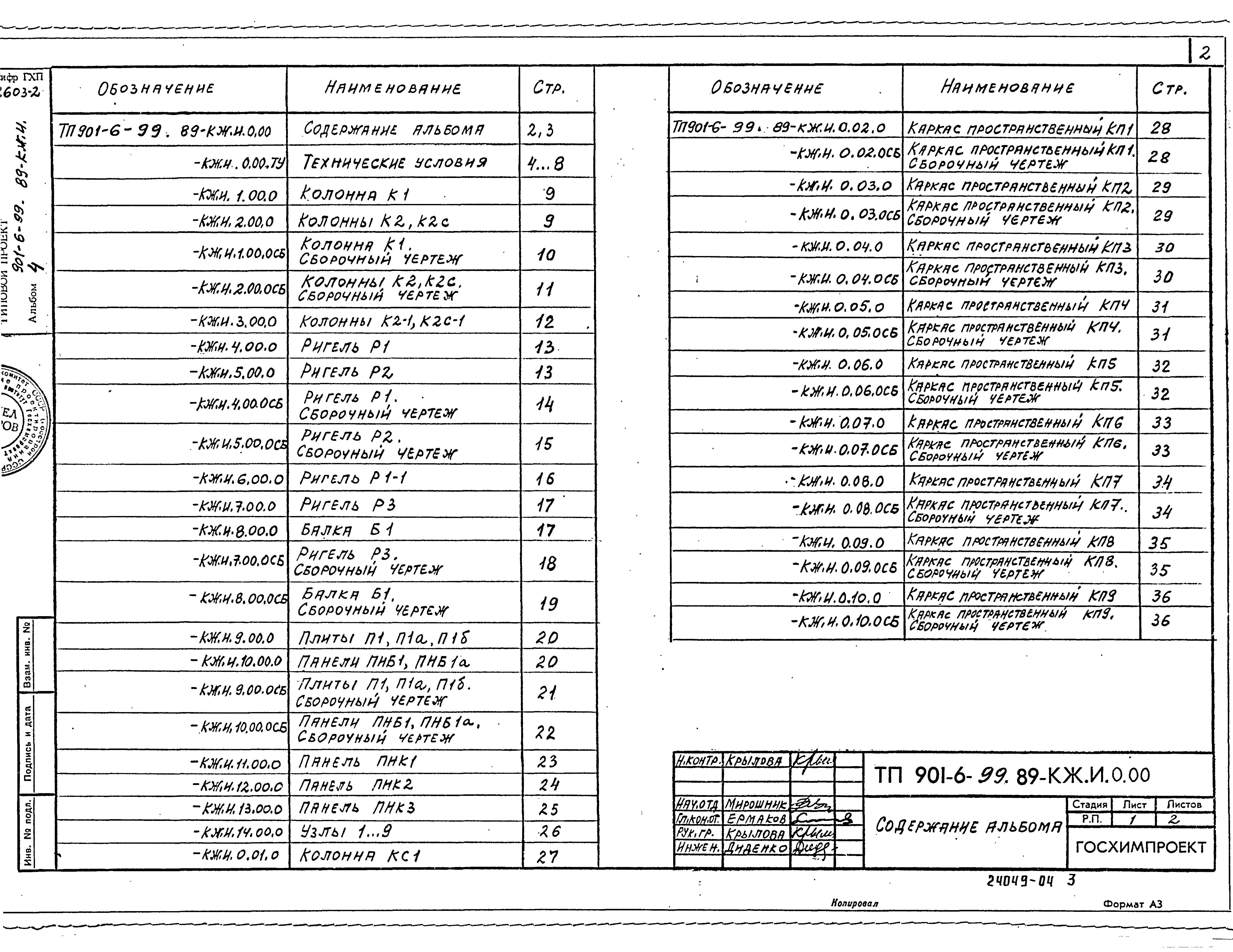 Типовой проект 901-6-99.89