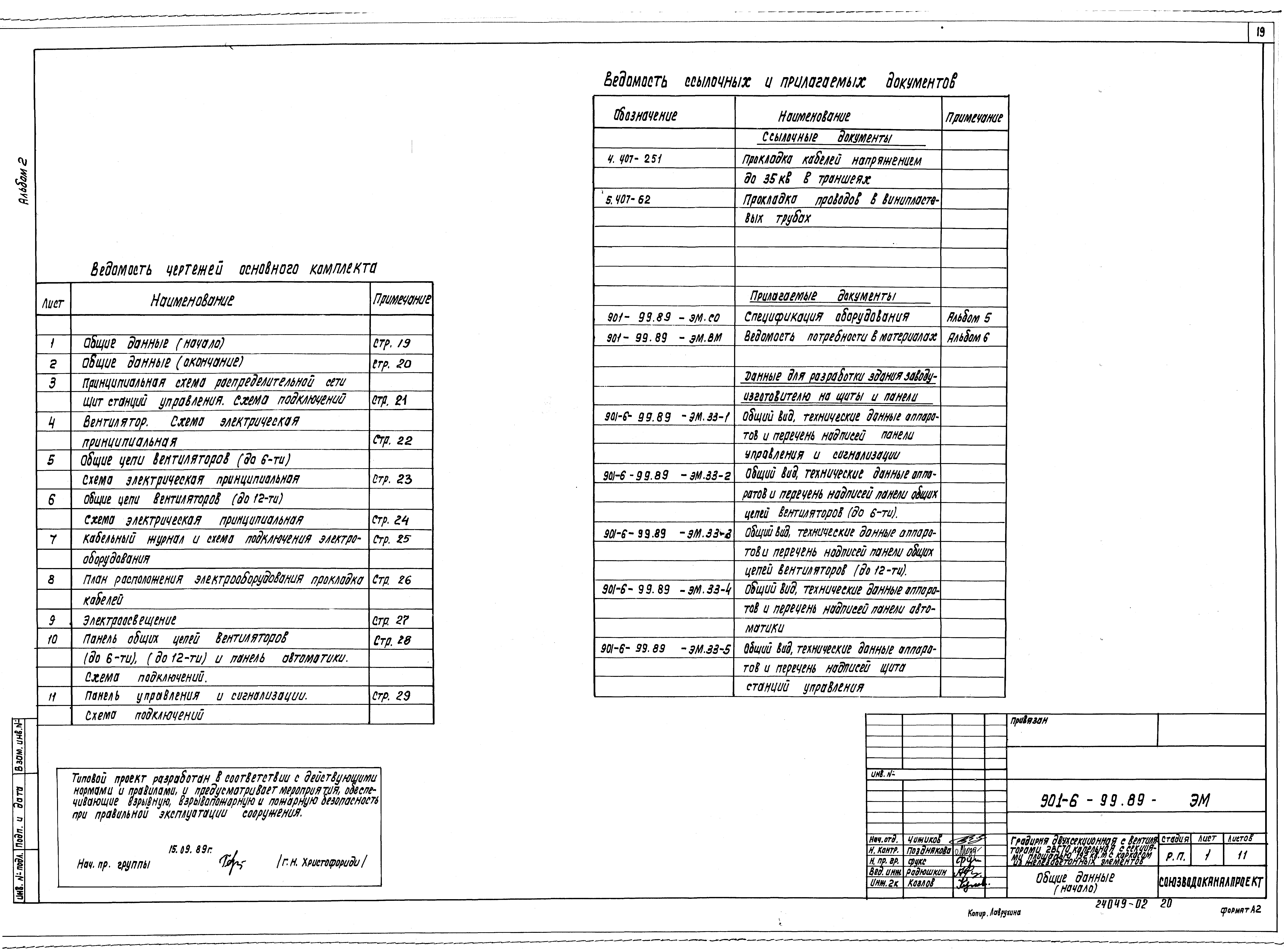 Типовой проект 901-6-99.89