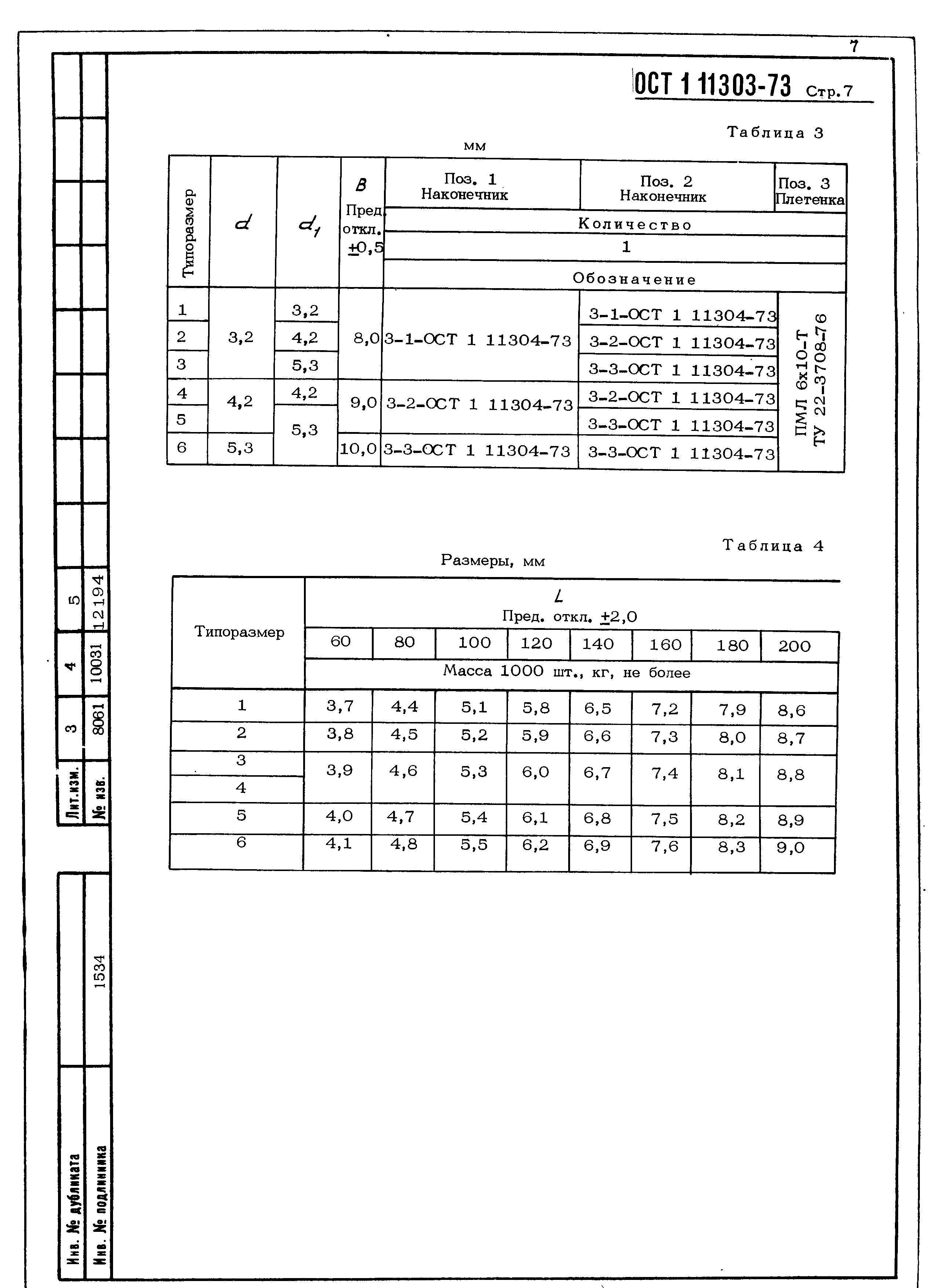 ОСТ 1 11303-73