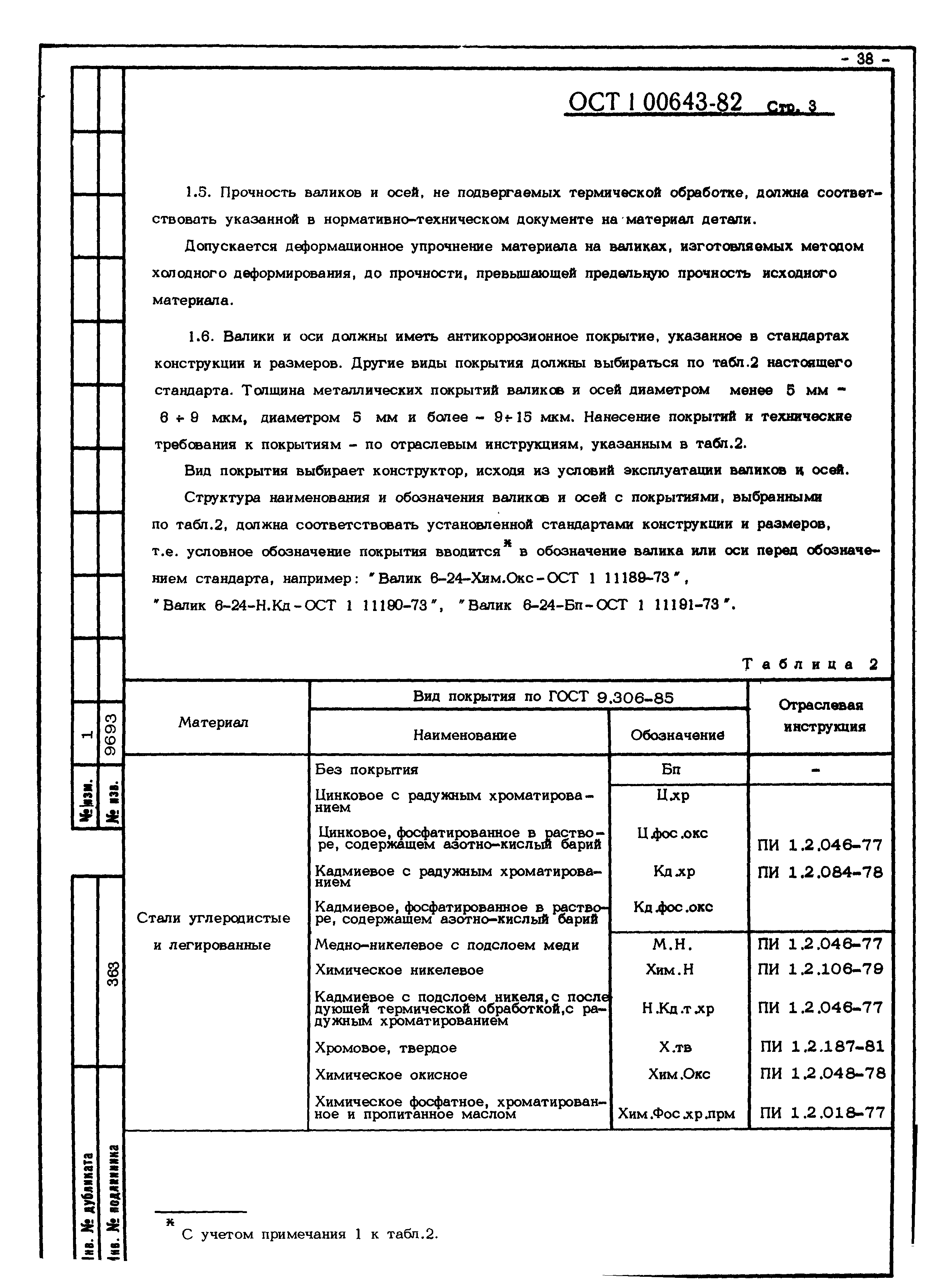 ОСТ 1 00643-82