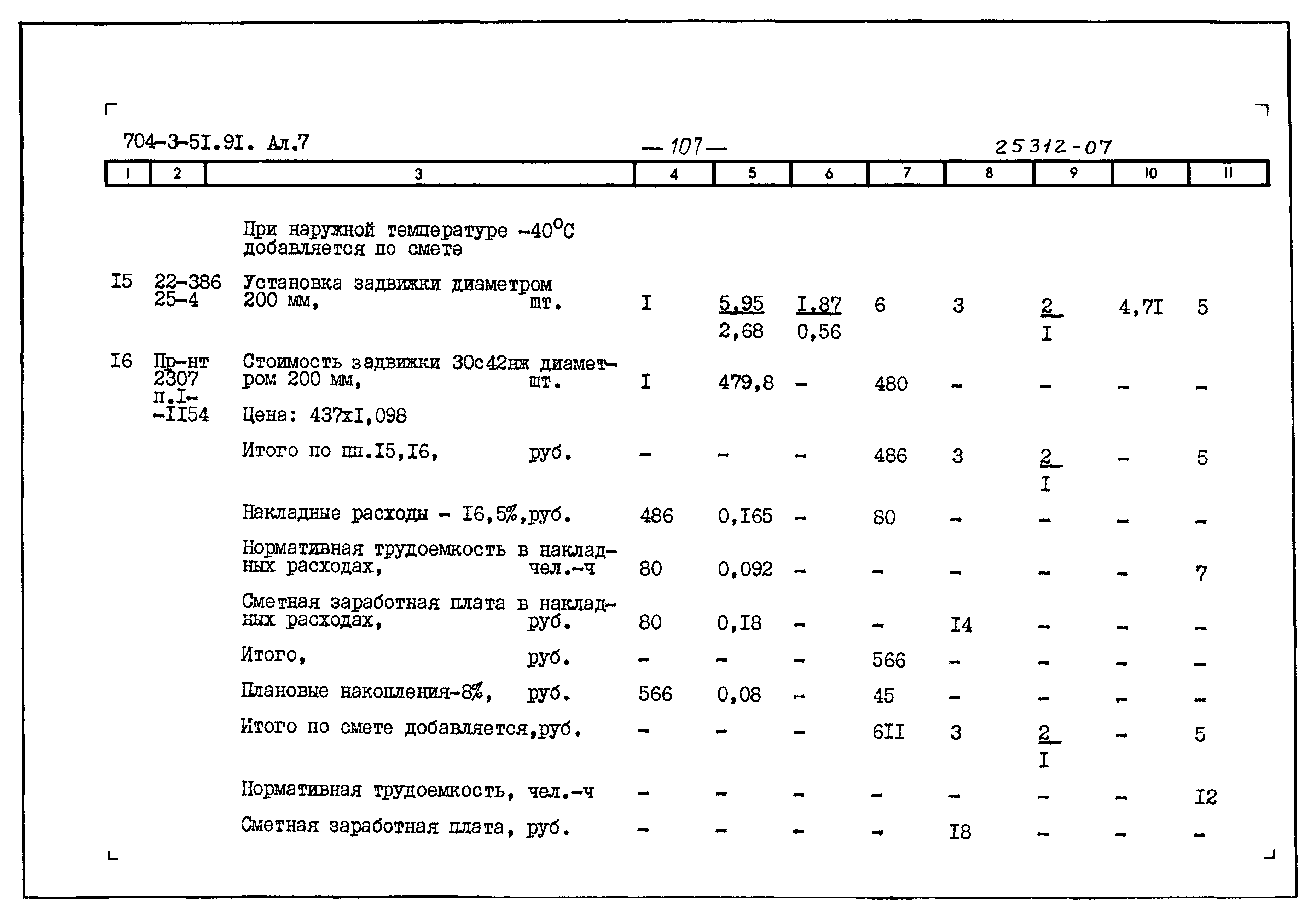 Типовой проект 704-3-51.91