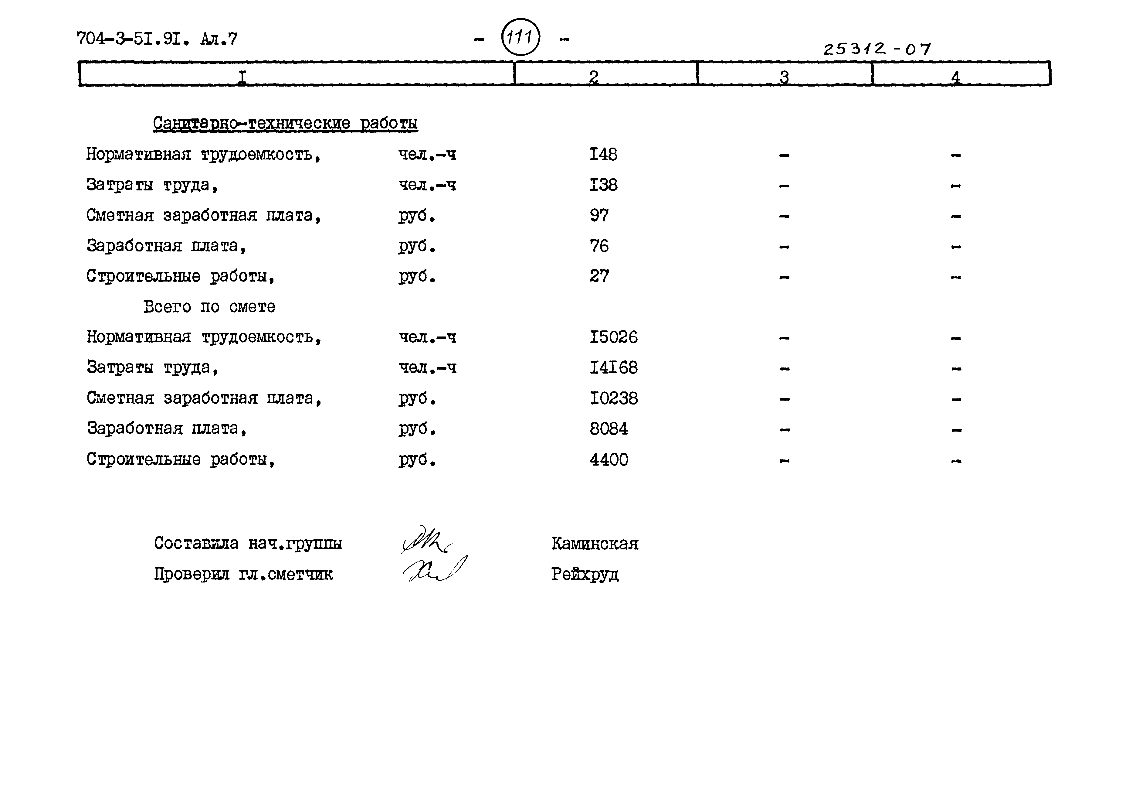 Типовой проект 704-3-51.91