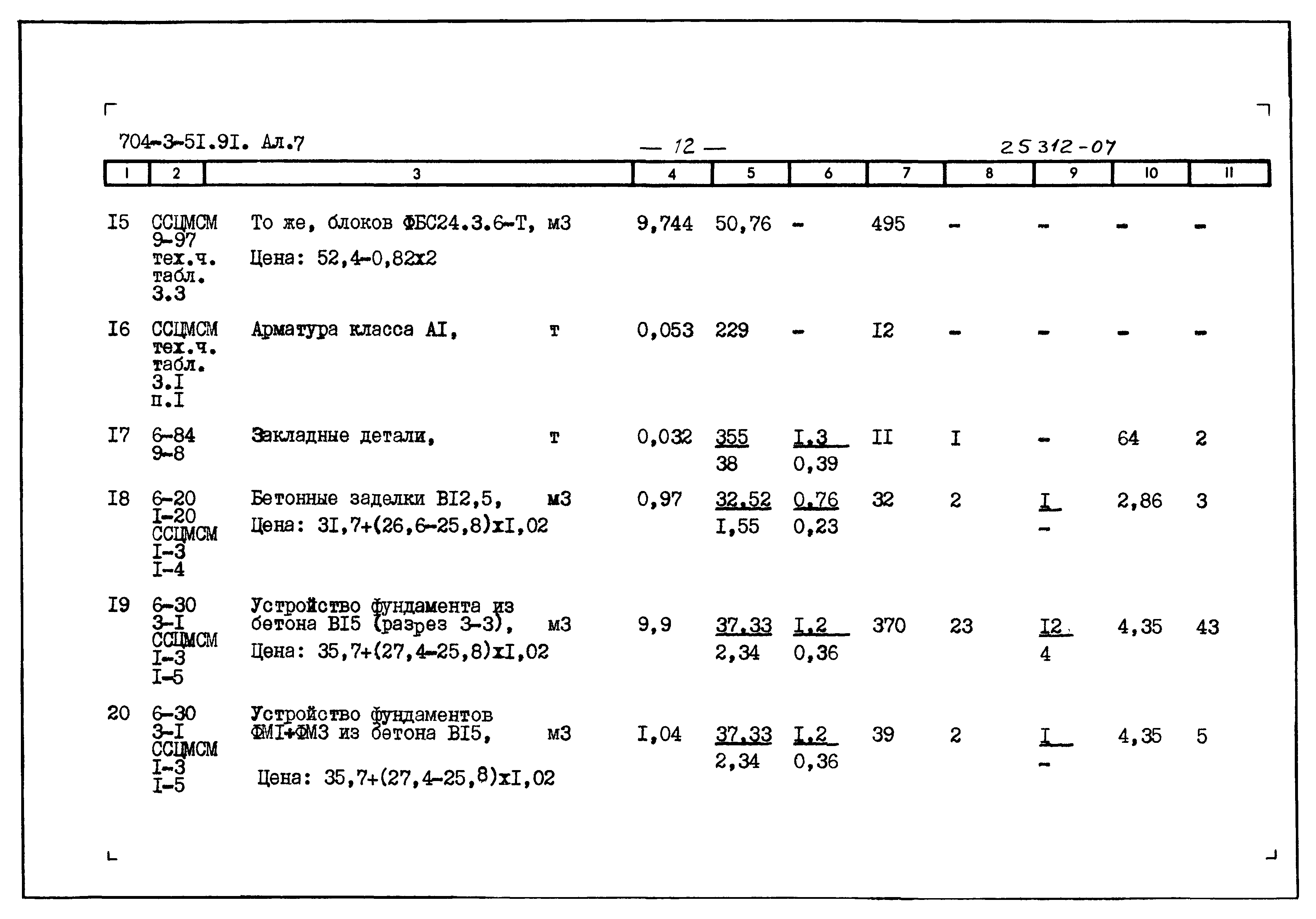 Типовой проект 704-3-51.91