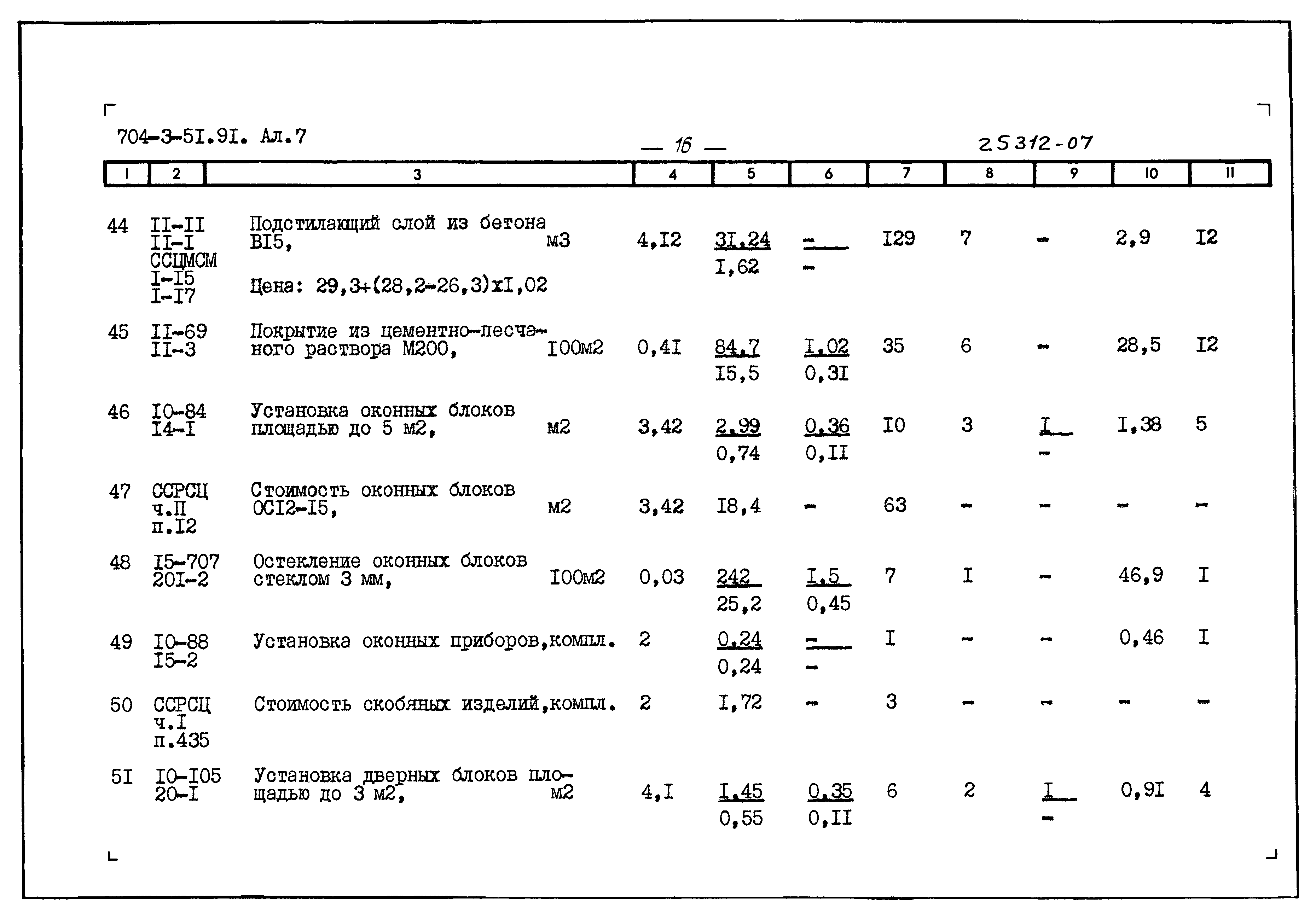 Типовой проект 704-3-51.91