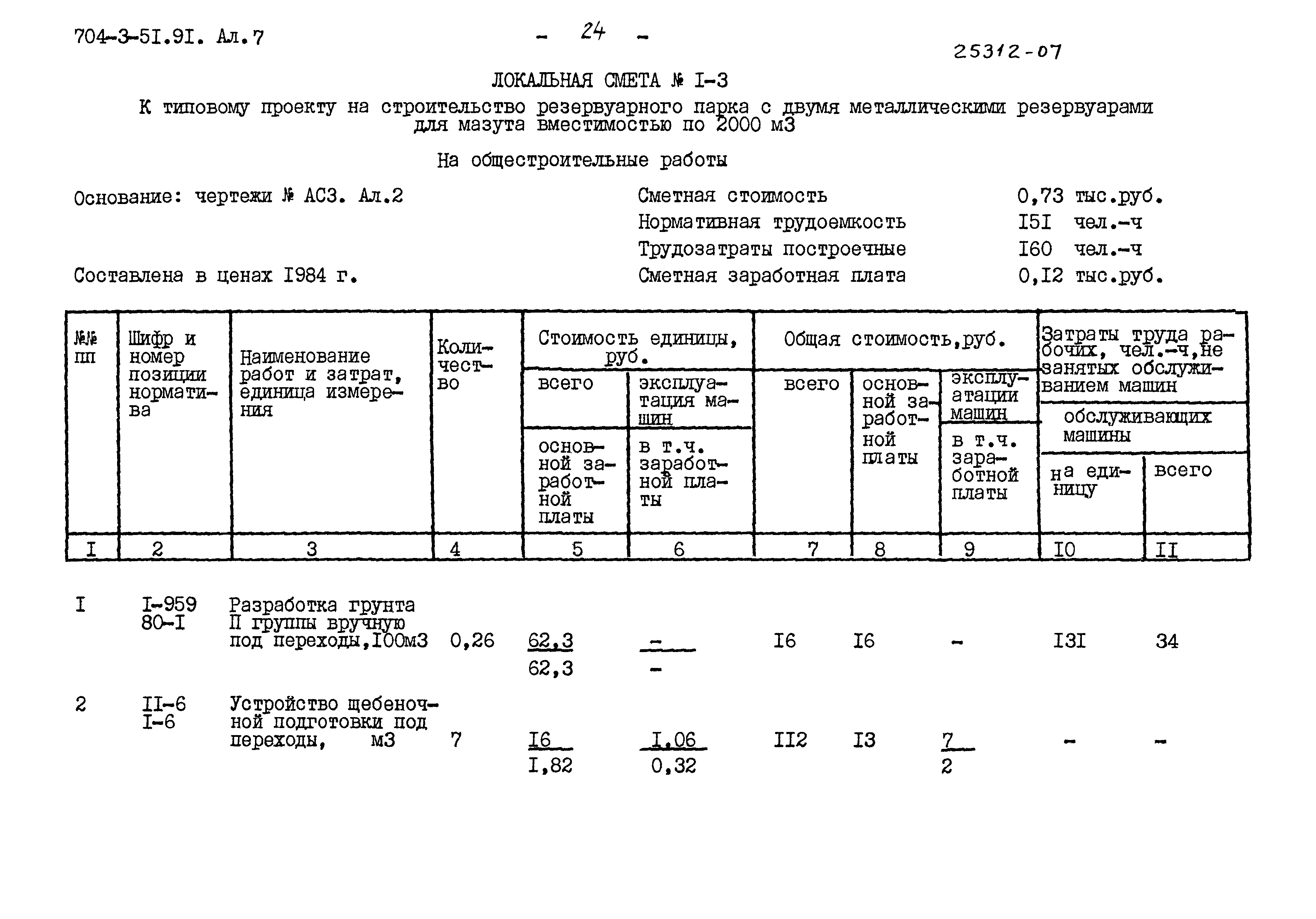 Типовой проект 704-3-51.91