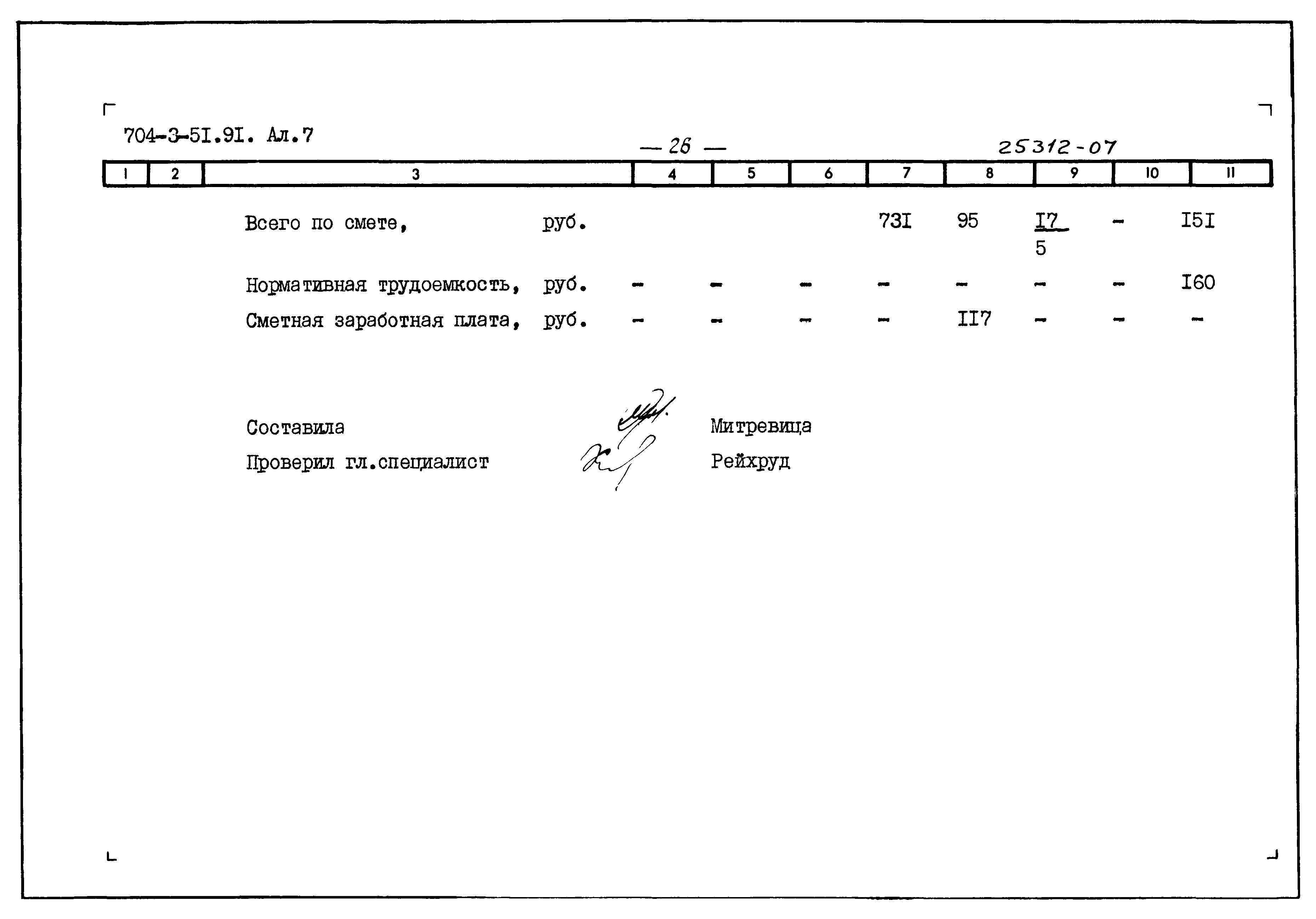 Типовой проект 704-3-51.91