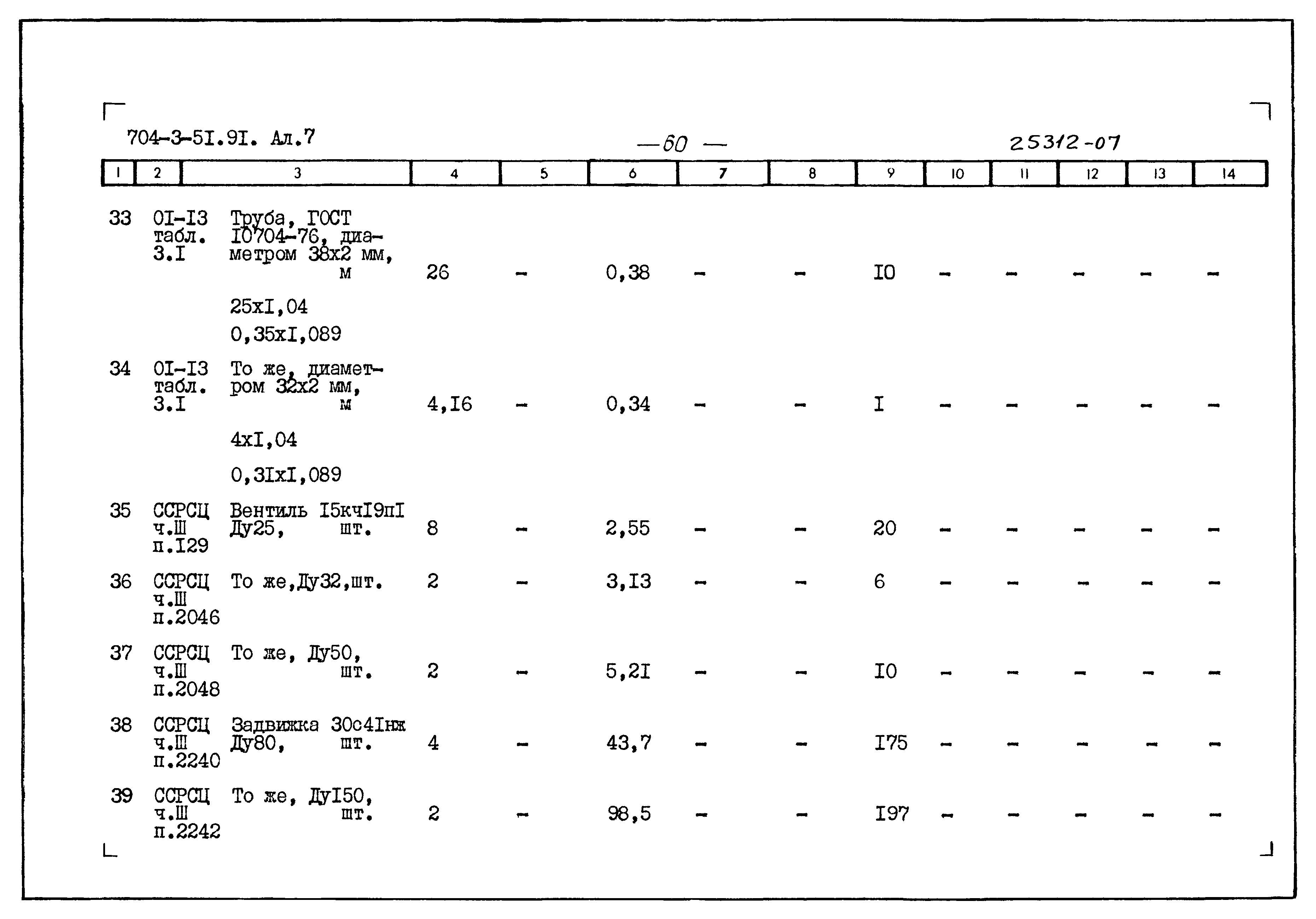 Типовой проект 704-3-51.91