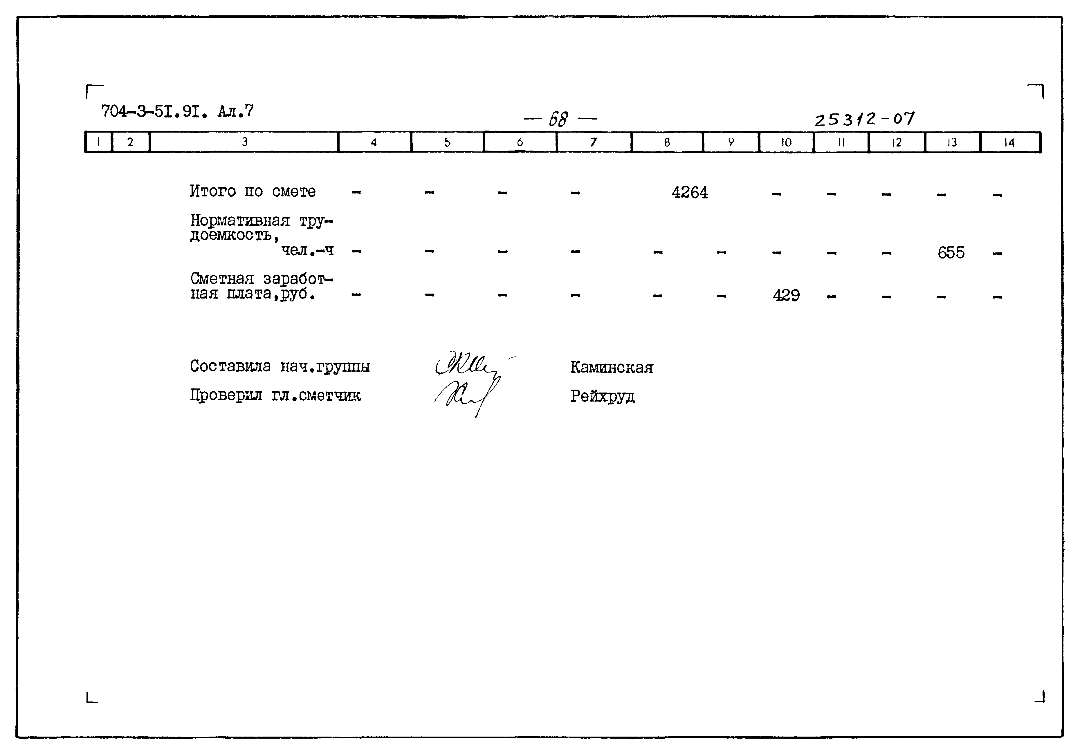 Типовой проект 704-3-51.91
