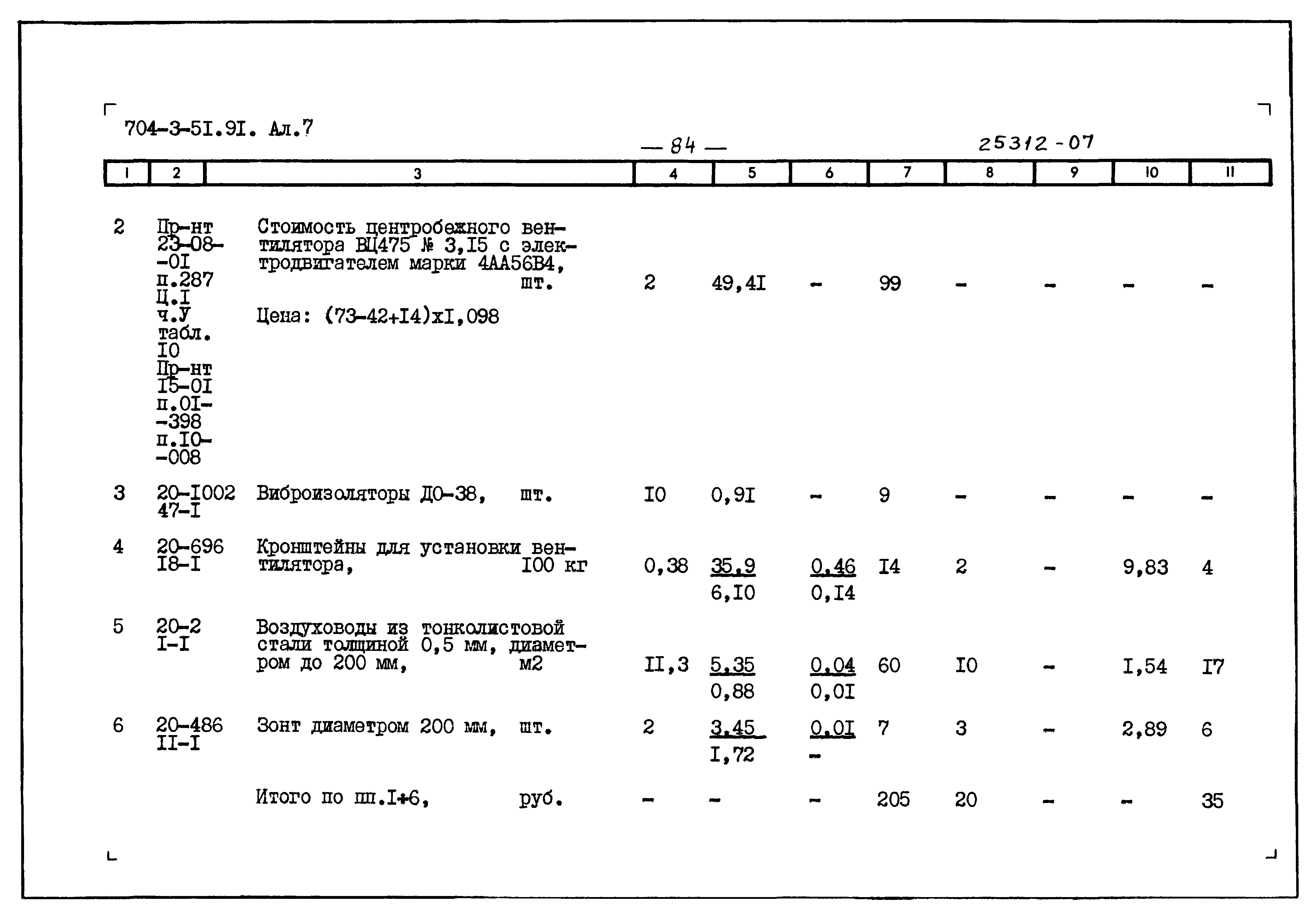 Типовой проект 704-3-51.91