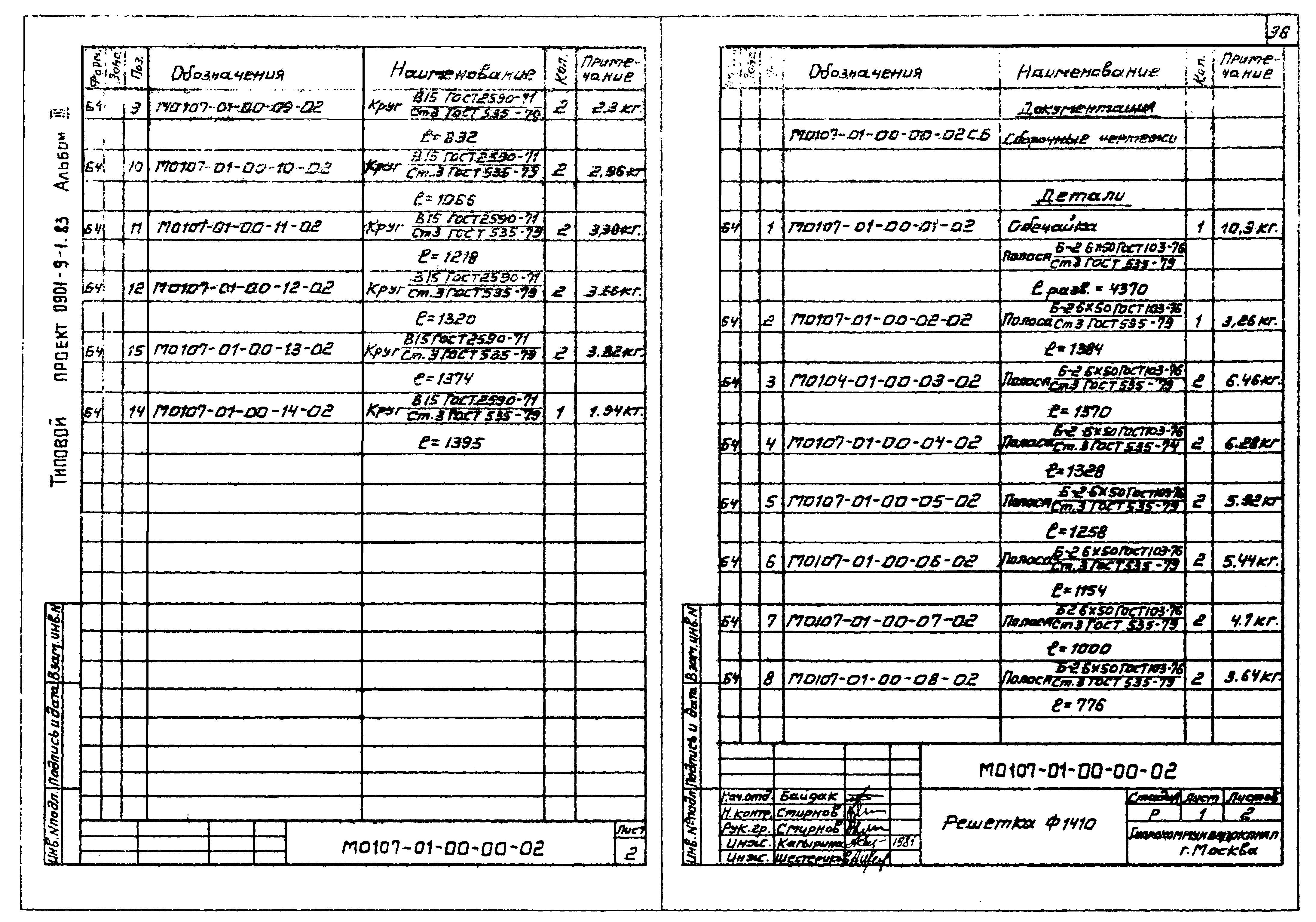 Типовой проект 0901-9-12.83