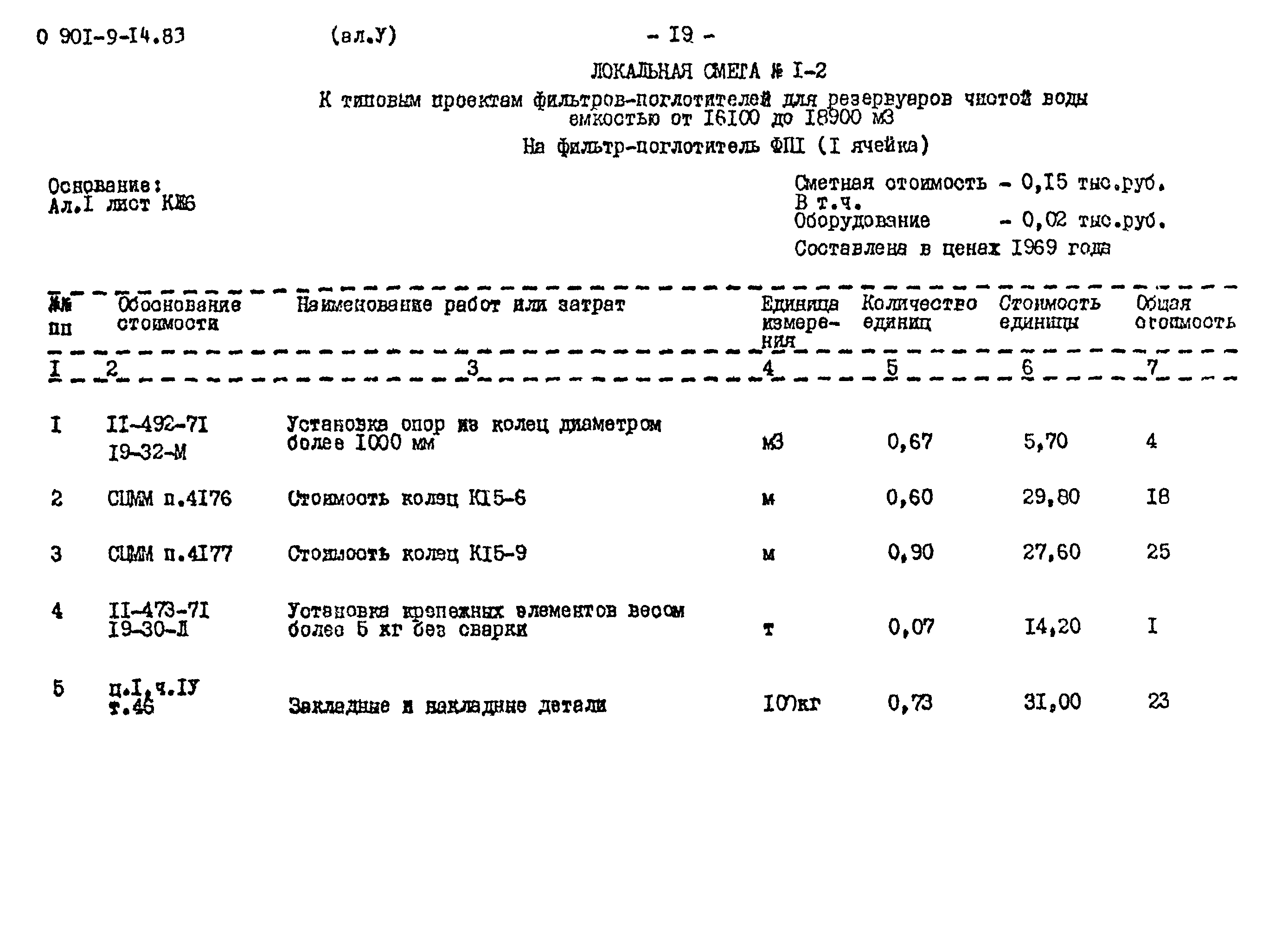 Типовой проект 0901-9-14.83