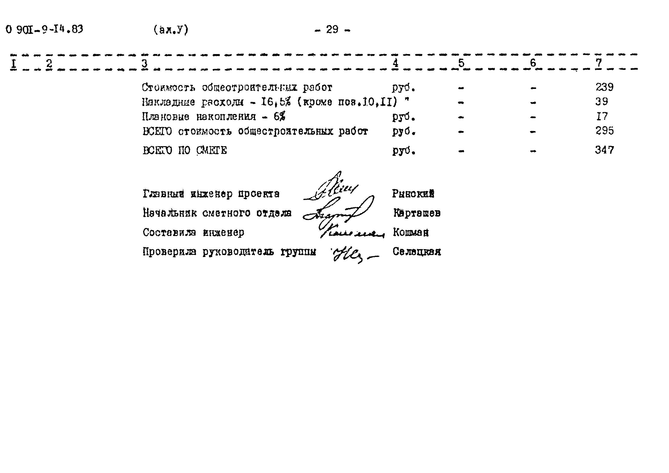 Типовой проект 0901-9-14.83