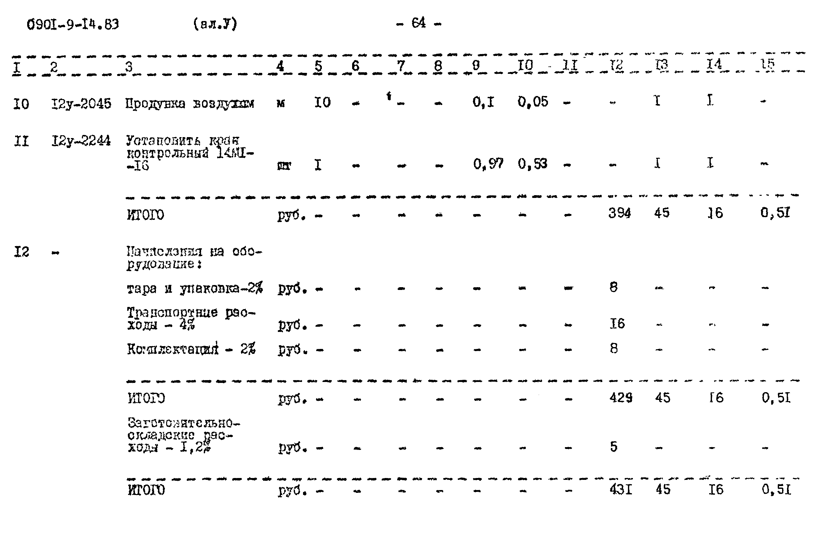 Типовой проект 0901-9-14.83