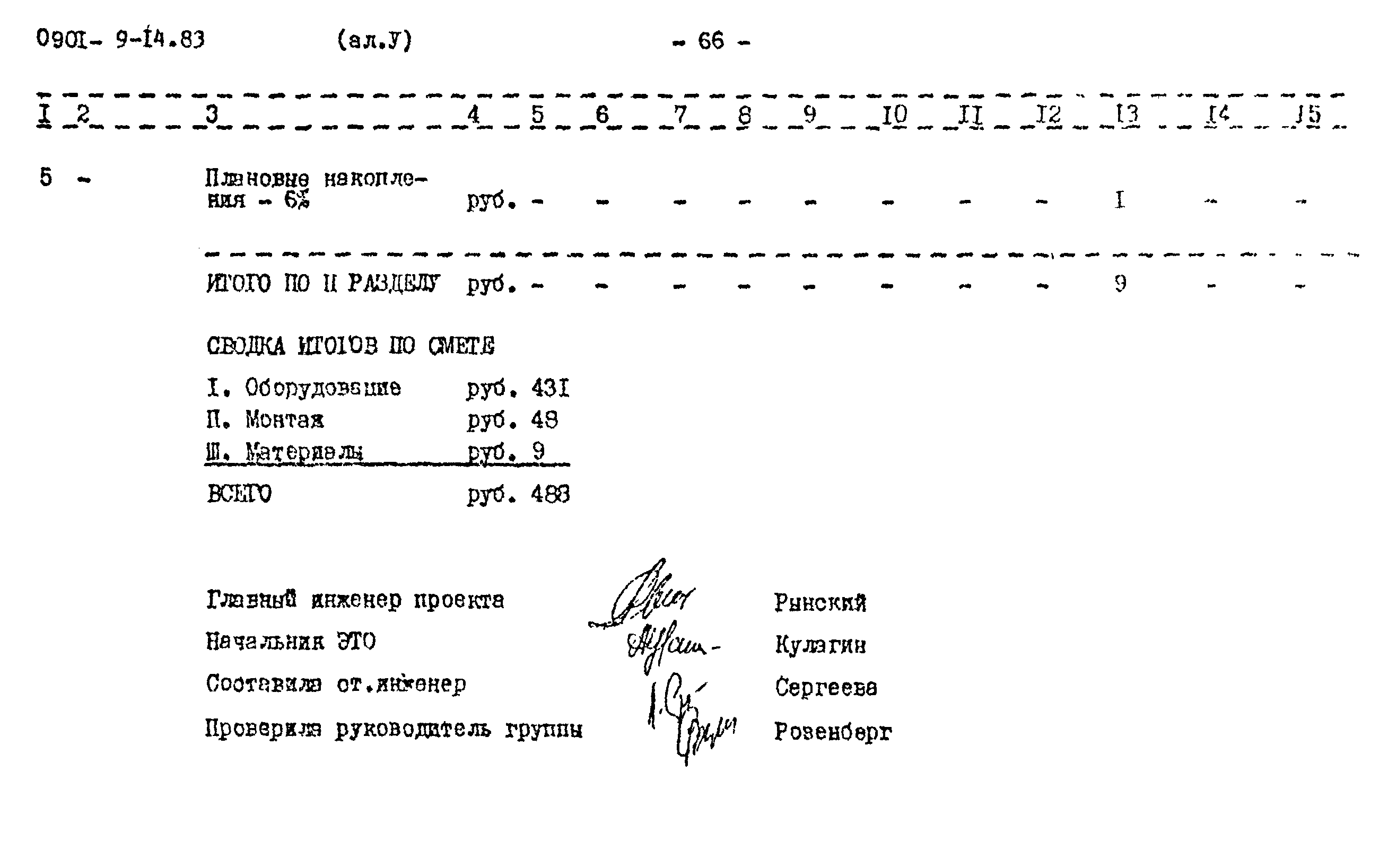 Типовой проект 0901-9-14.83