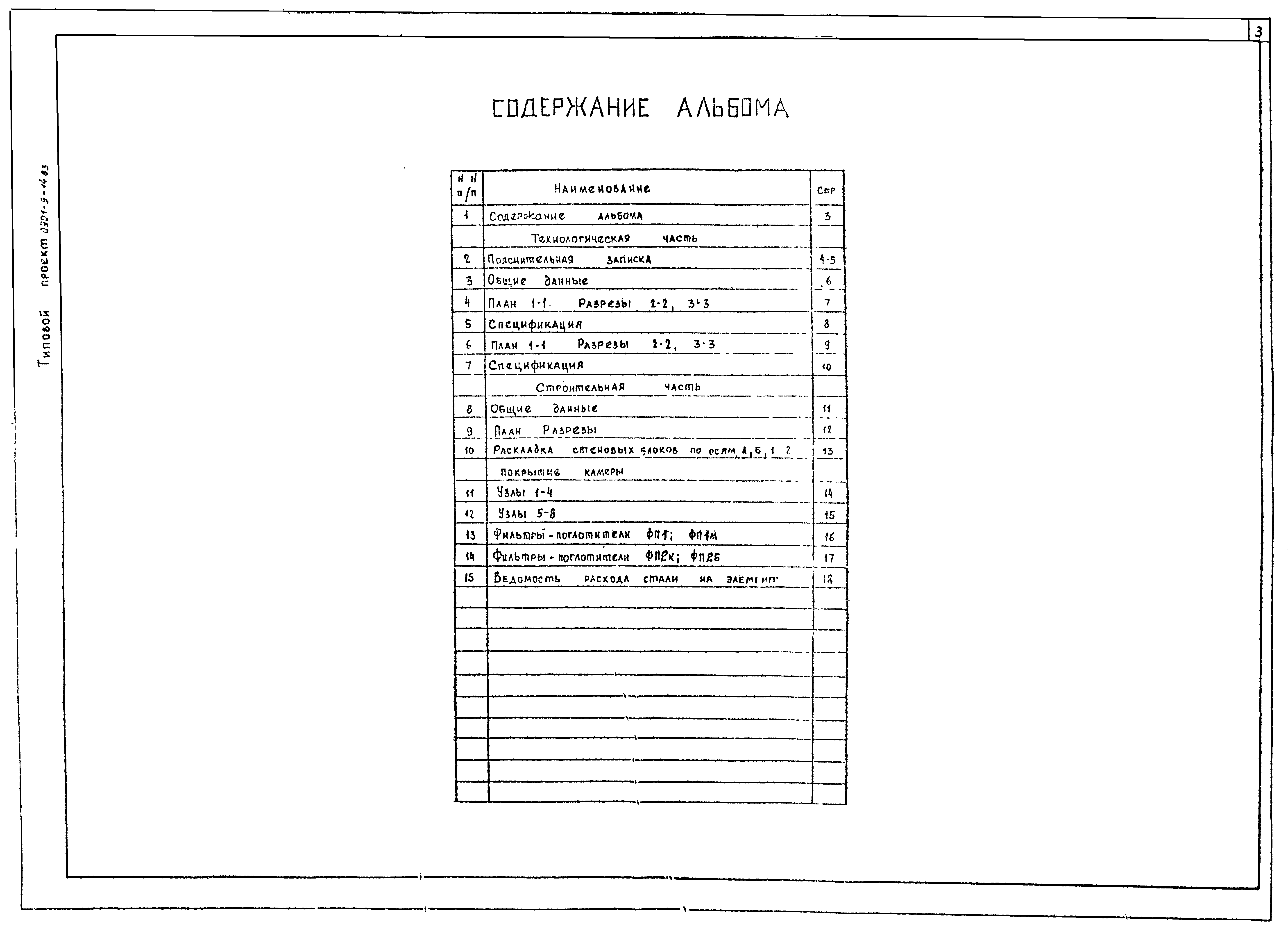 Типовой проект 0901-9-14.83