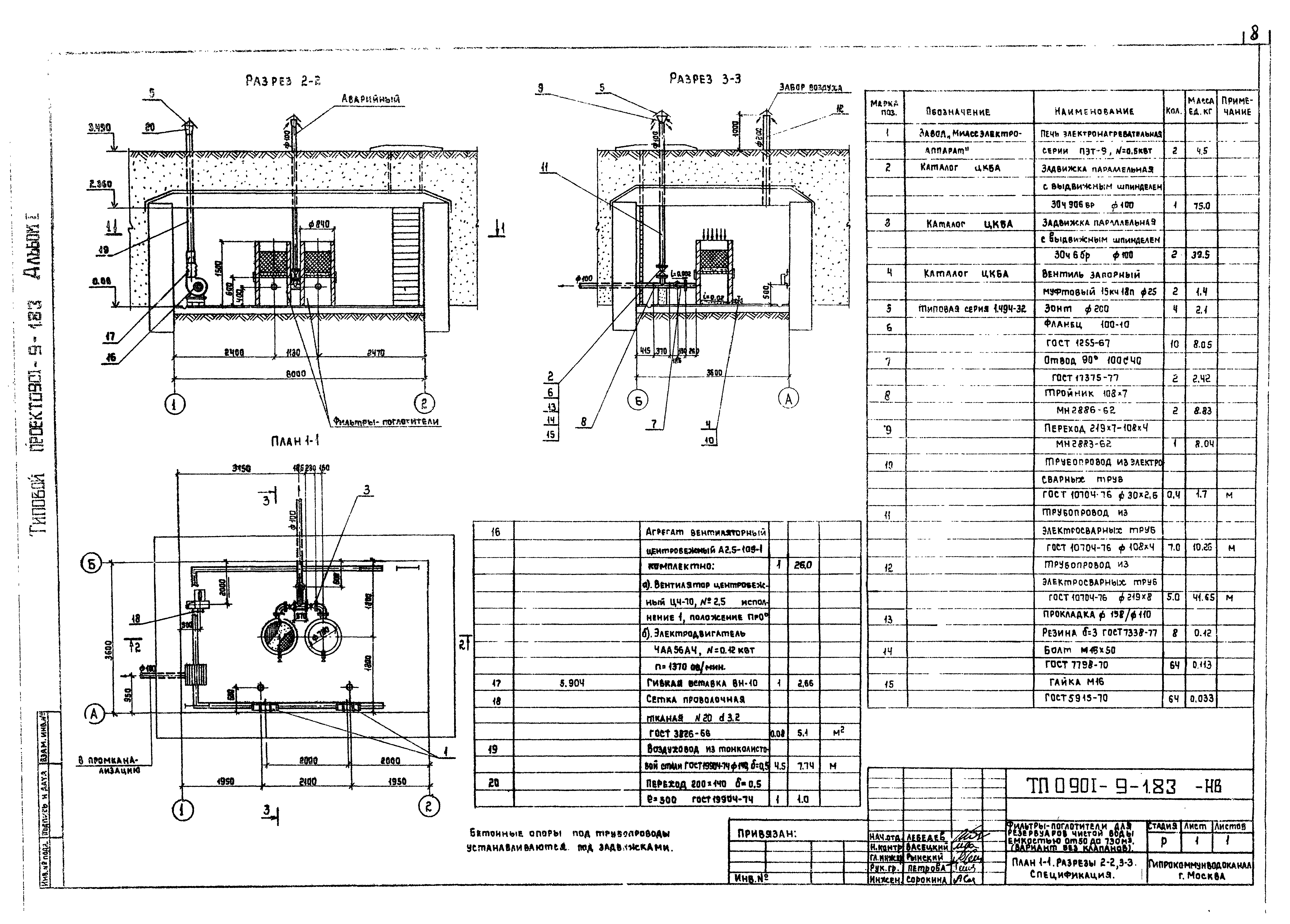 Типовой проект 0901-9-1.83